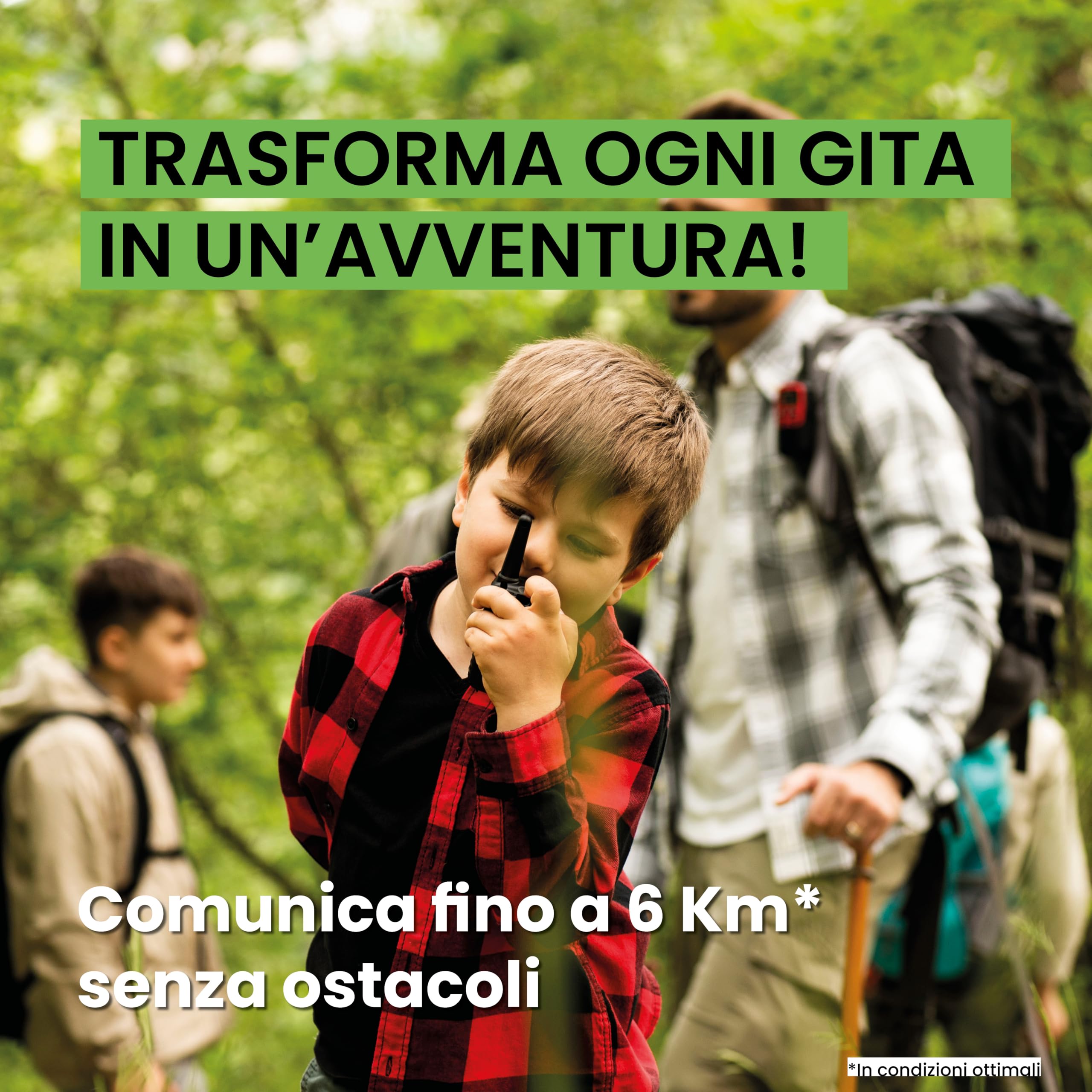 Midland XT30 Walkie Talkie Ricaricabili USB 16 Canali PMR446 5H 6km 38 Toni CTCSS VOX
