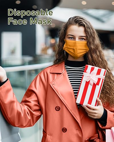 Miniatura 2 de FriCARE Máscaras faciales desechables para adultos, 4 capas, nivel 3 de ASTM, elegibles para FSA HSA, protección contra alergias, envueltas