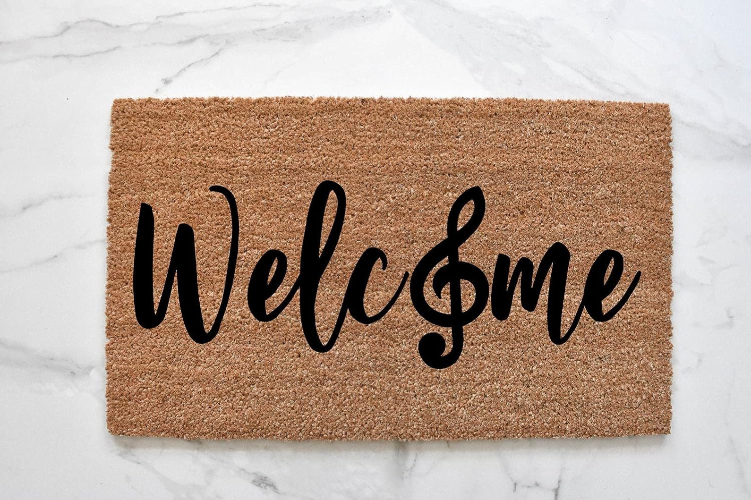 Music Note Doormat, Cute Doormat, Musician Gift,