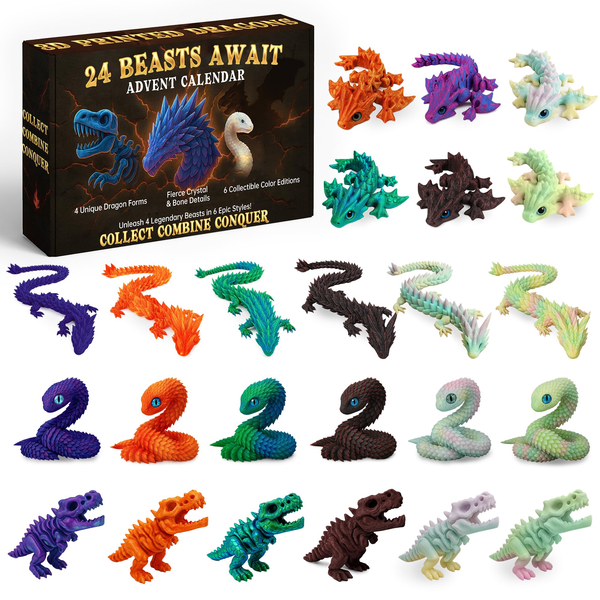 Amazon.com: Rubypop Dragon Advent Calendar 2026, Christmas