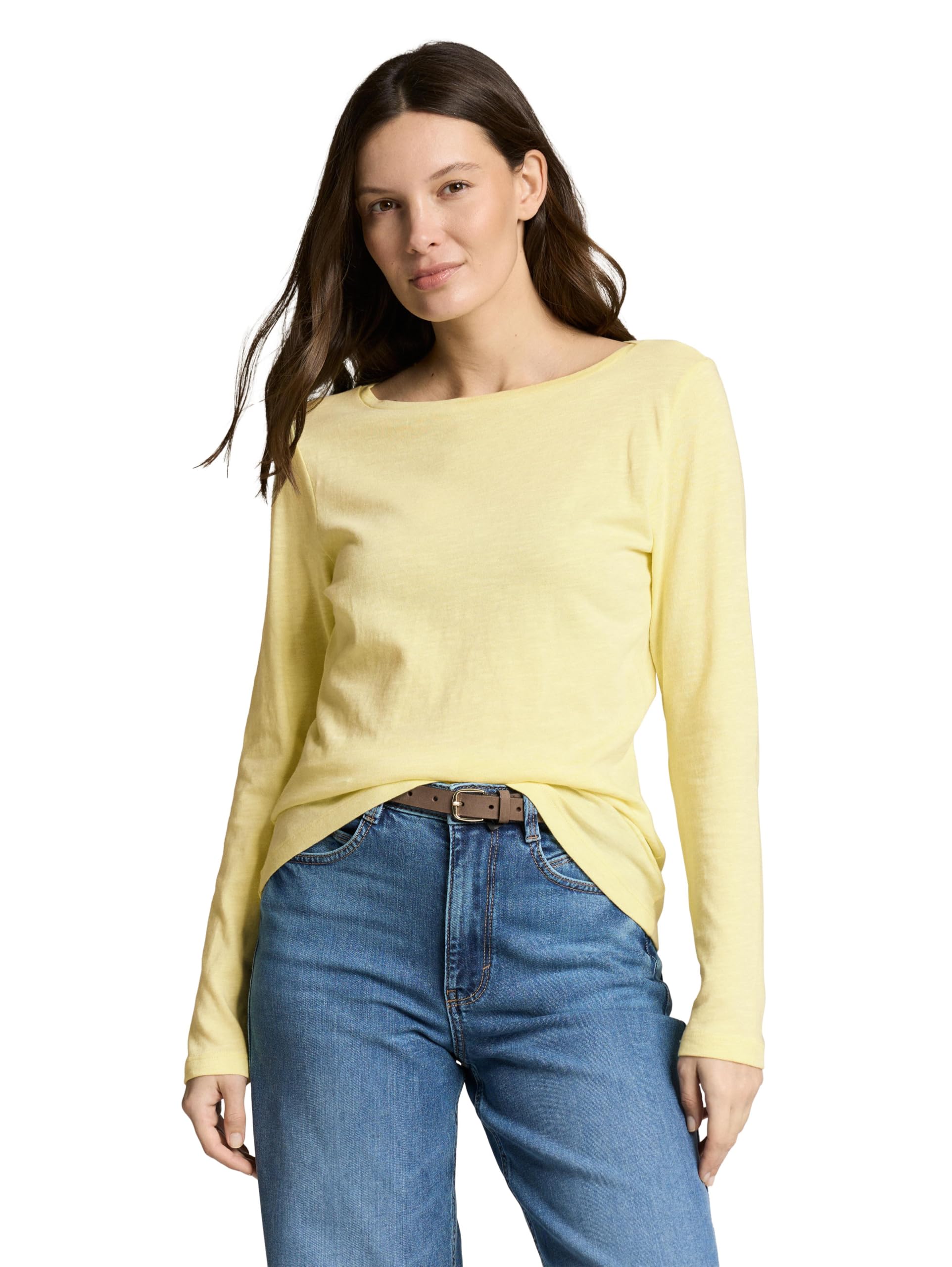 TOM TAILOR Damen Basic Langarmshirt
