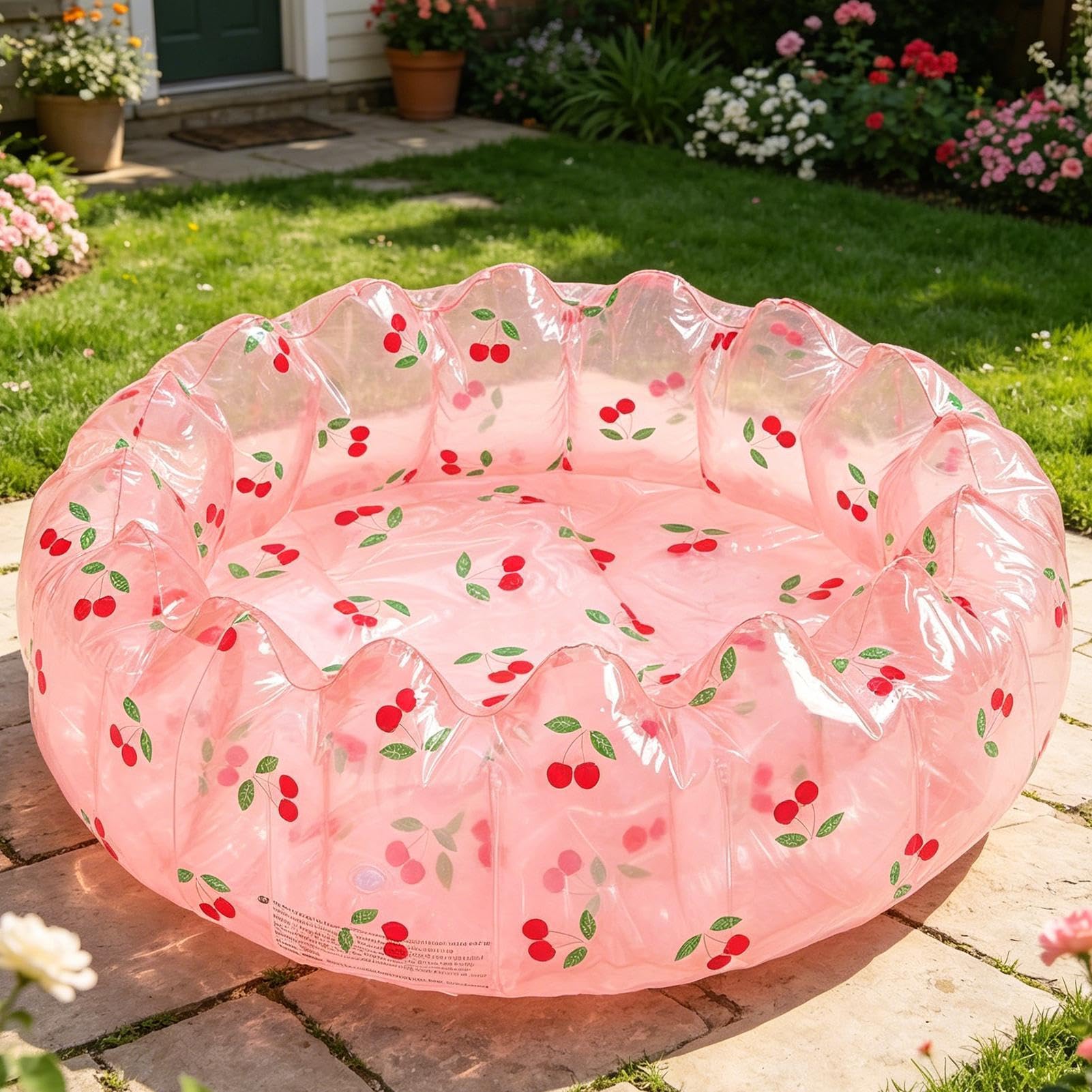 Piscina Hinchable para Niños y Niñas Juguete De Actividades Verano | Piscina Infantil para Niños Para Verano, Parques, Jardines, Patios, Interiores, Exteriores, Actividades, , Y Viajes