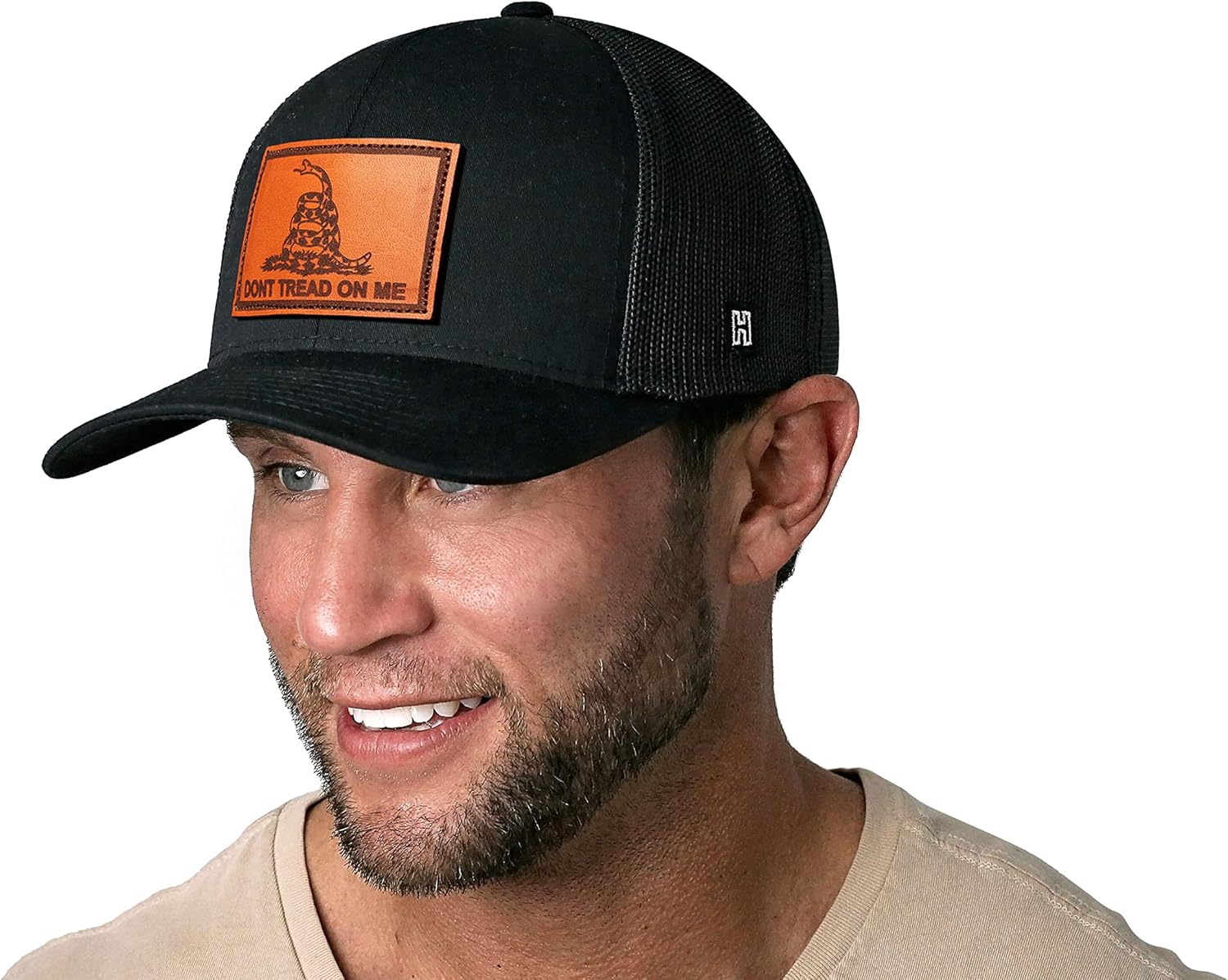 HAKA Dont Tread on Me Hat – Gadsden Flag Trucker Hat Baseball Cap for Men & Women Snapback Adjustable Golf Hat