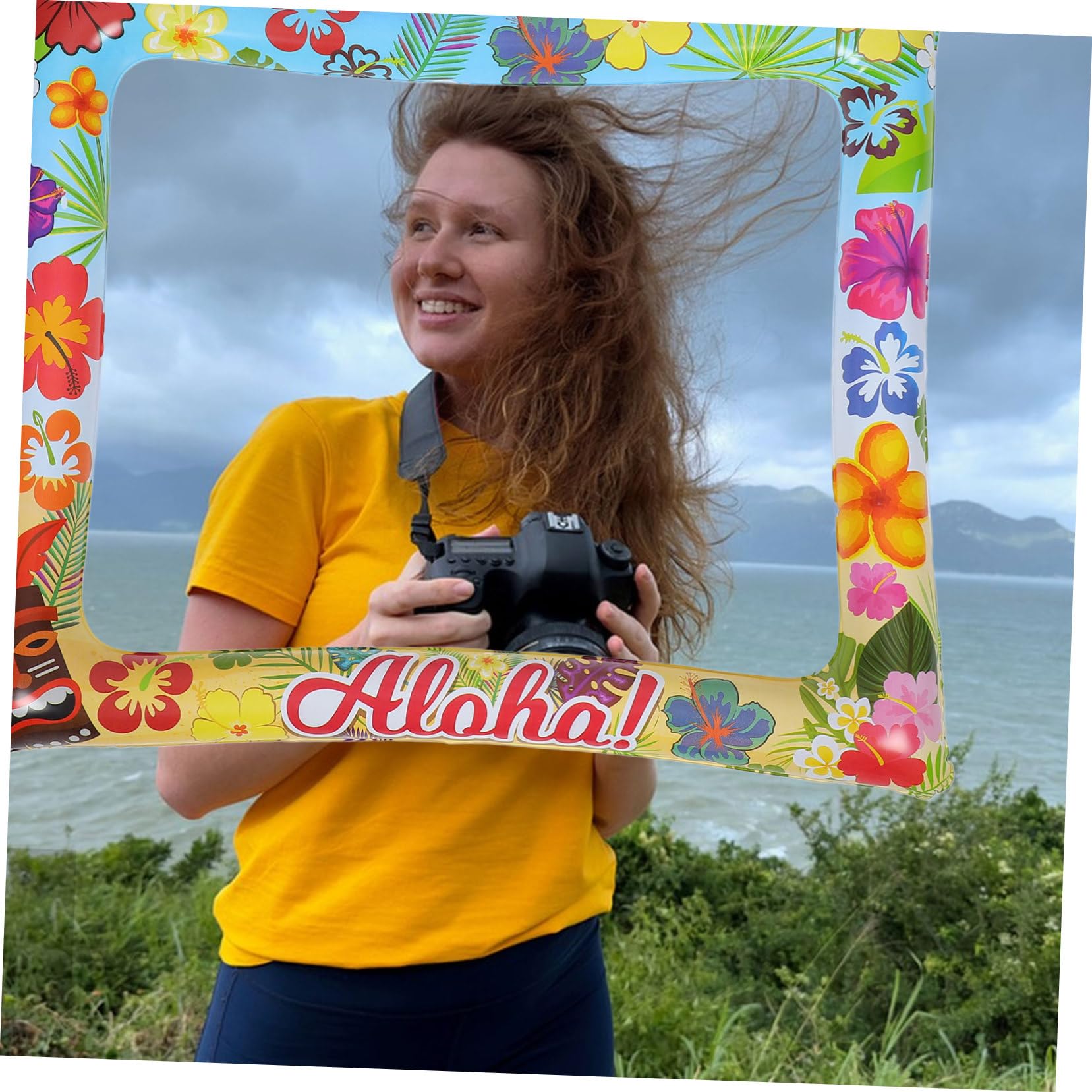 UPKOCH 5 Stück Aufblasbarer Fotorahmen für Partys und Festivals Sommerstil für Fotos mit Freunden Deko für Hochzeiten und Einfach zu Verwenden