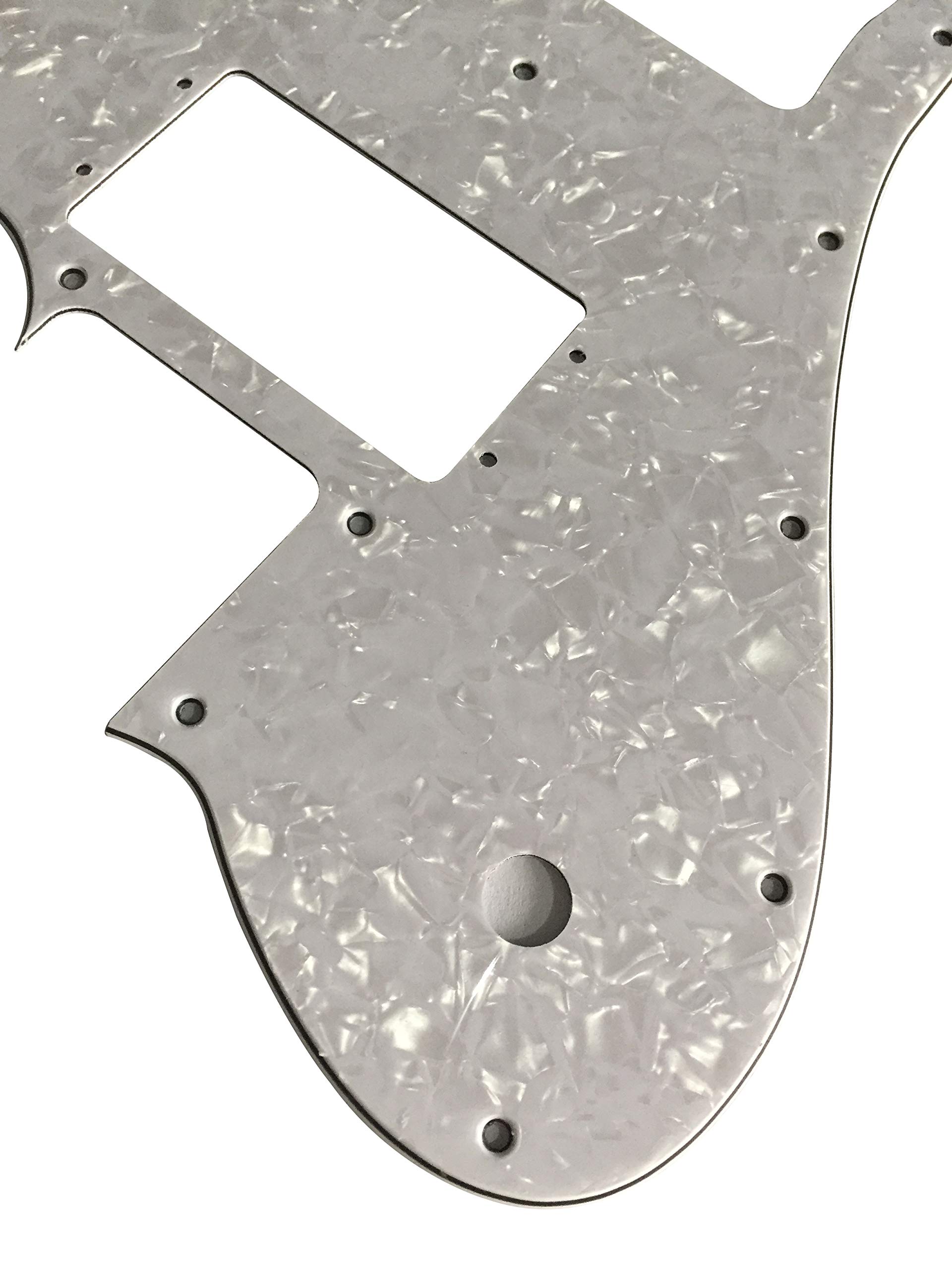 For 72 Telecaster Re-lssue Wide Range Style Guitar Pickguard (4 Ply White Pearl)