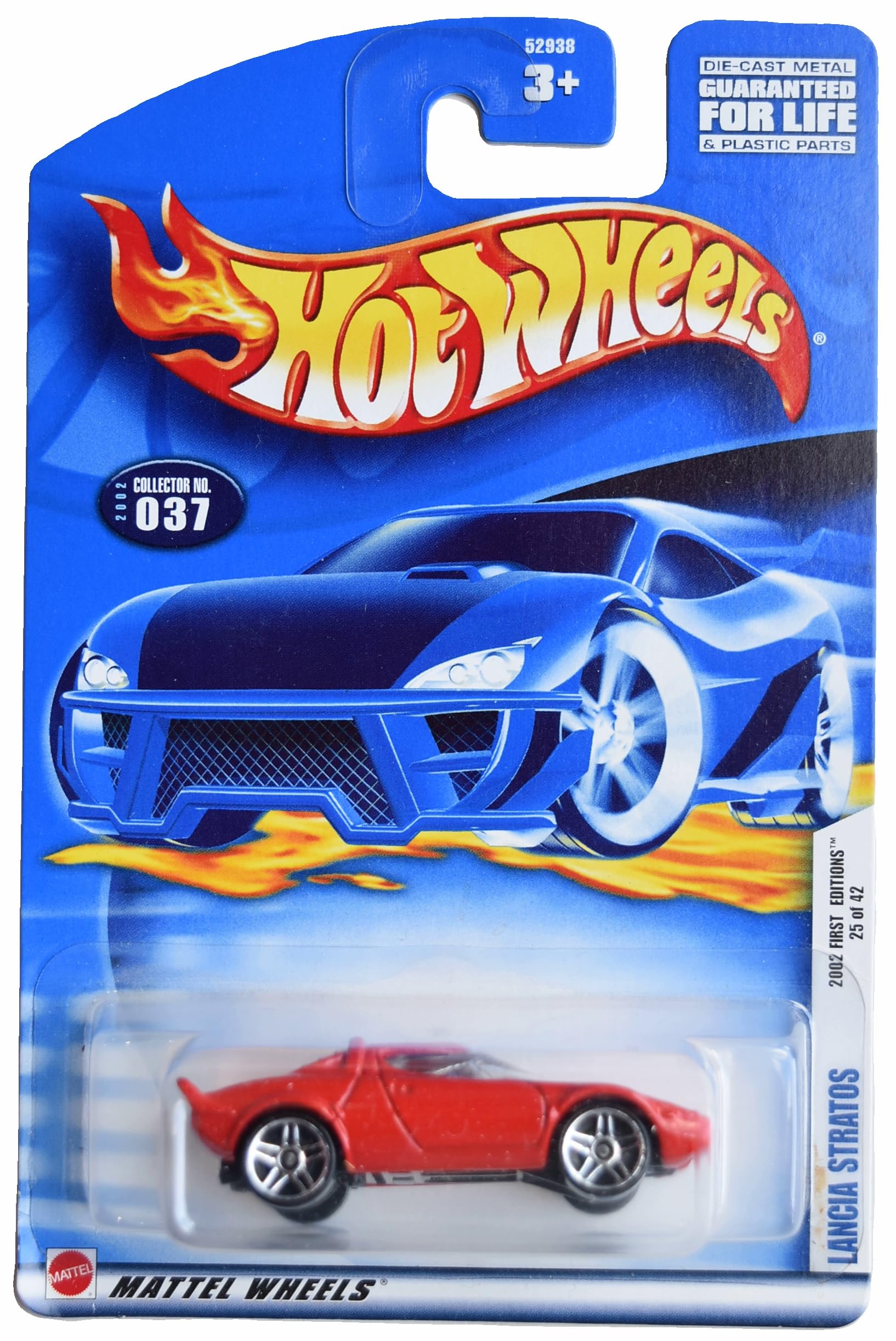 Matchbox Hot Wheels Lancia Stratos, 2002 First Editions 25/42 [red] #37