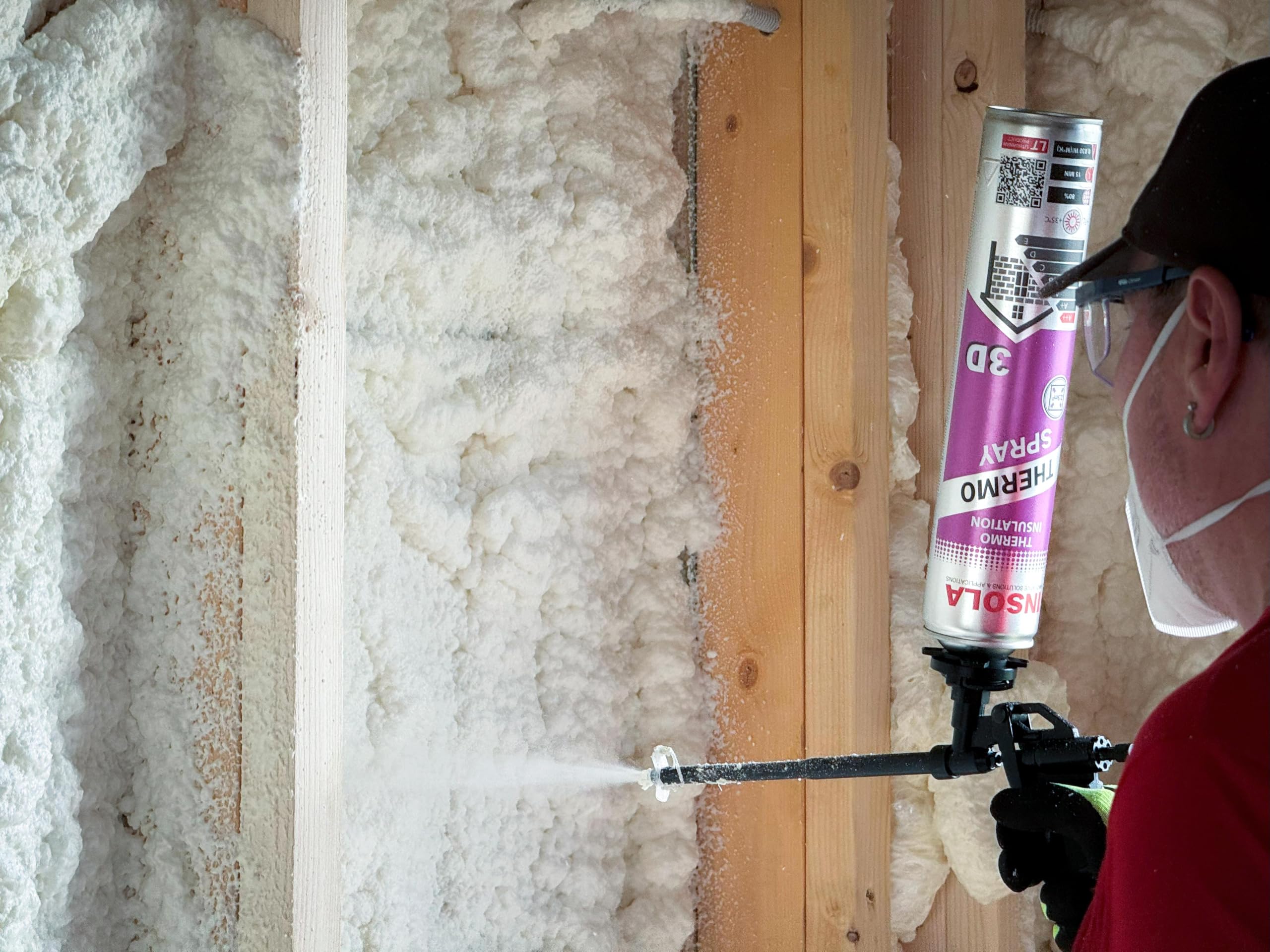 Thermo Spray 3D PU-Isolierschaum 12 x 850 ml – Effektive Sprühdämmung