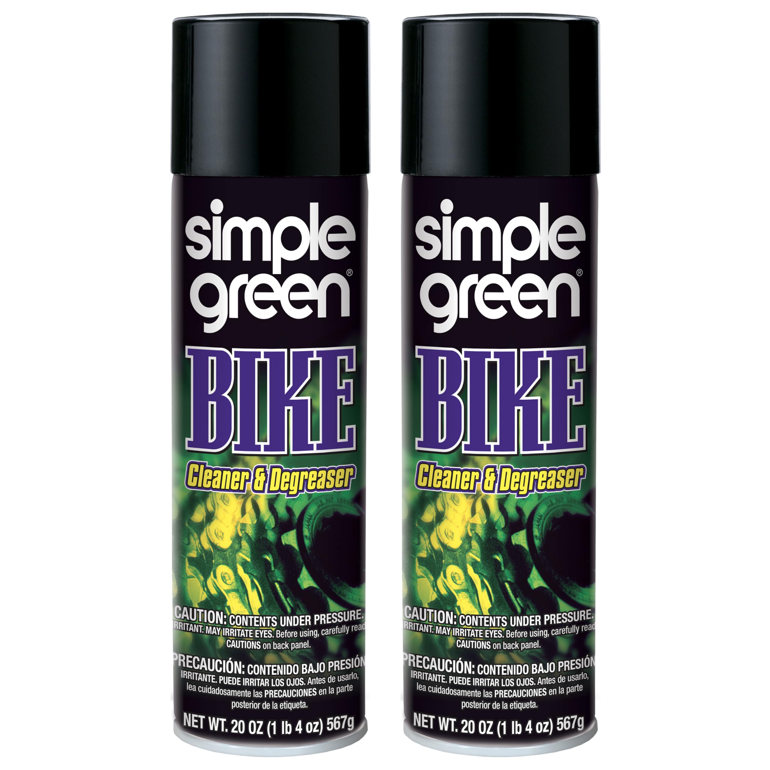 Simple Green Bike 20oz Aerosol Cleaner and Degreaser (2 Pack) 20 Ounce (Pack of 2)