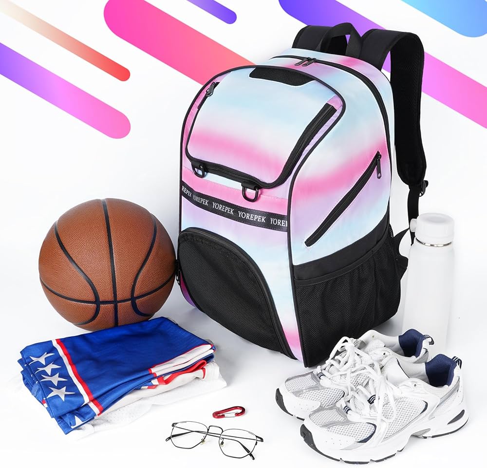 Soccer Ball Backpack Basketball Backpack With Ball Compartment