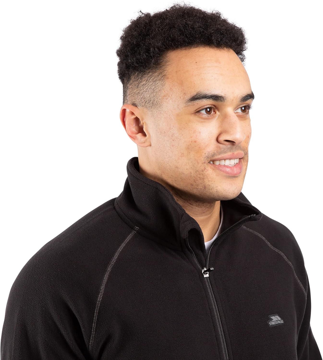 Trespass Mens Faxfleet Fleece Jacket (XXL) (Black)