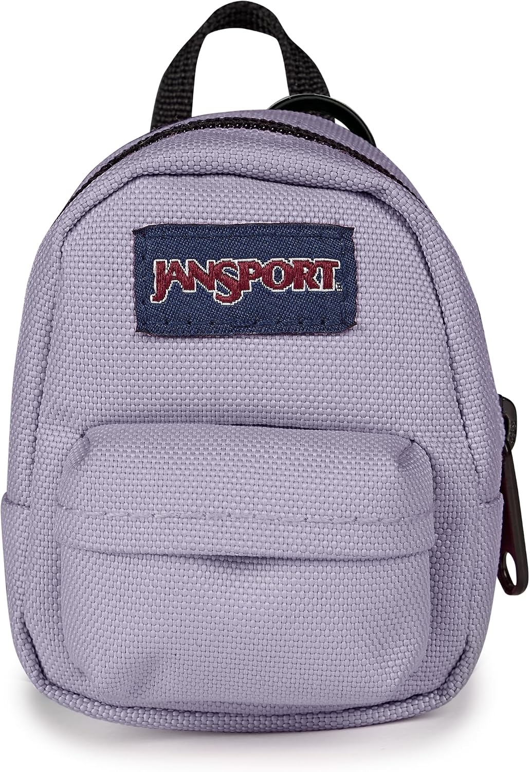 JanSport Mini Break – Extra Small Keychain/Bag Charm, Pastel Lilac