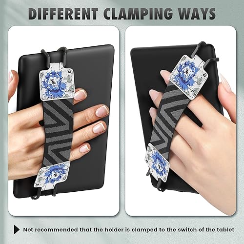 Miniatura 158 de MoKo Correa de mano de seguridad para Kindle eReaders Fire de 6 a 8 pulgadas, Kindle/Kobo/Voyaga/Lenovo/Sony Kindle E-Book, correa de mano versátil