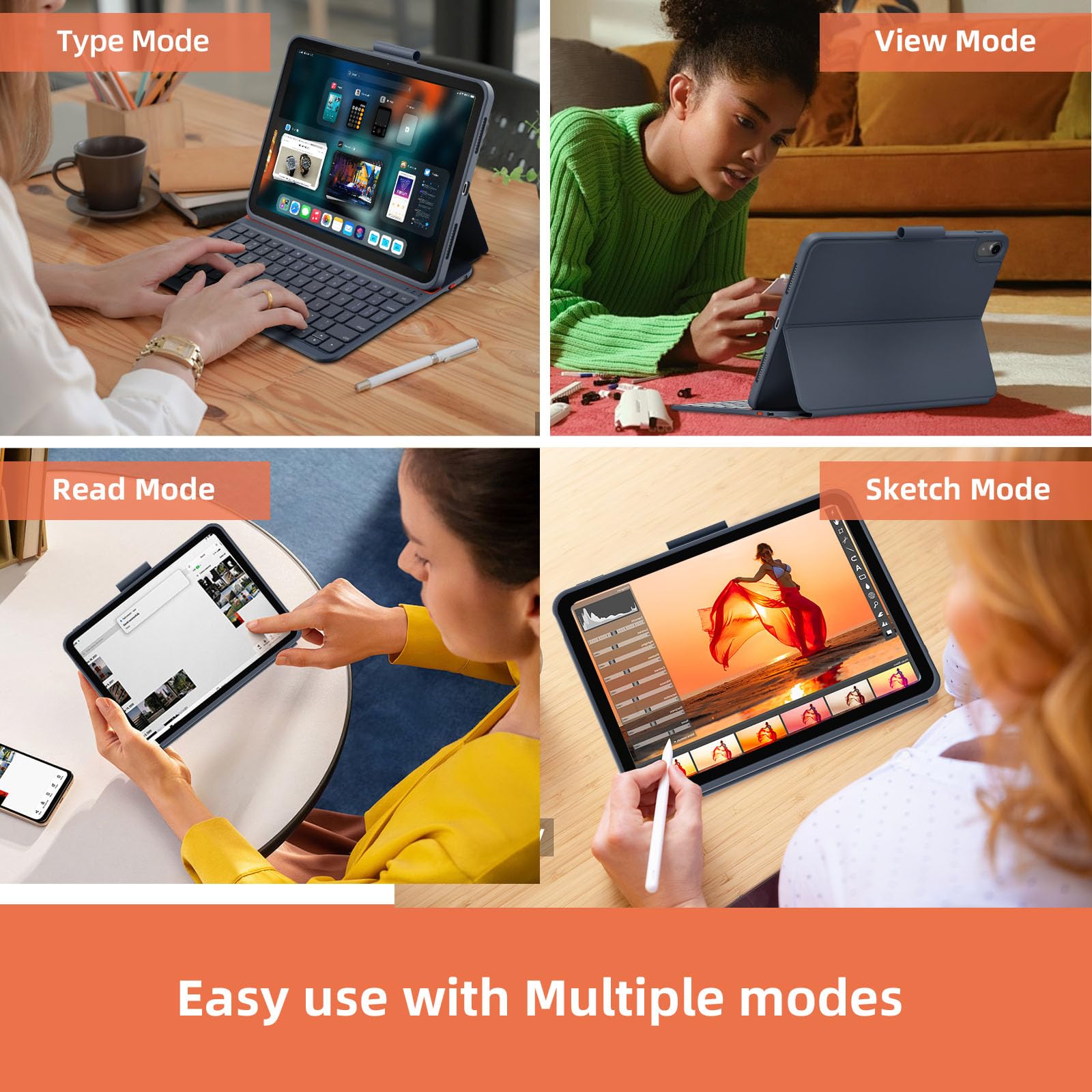 Amazon.co.jp: iPad 第10世代&第11世代(A16, 2025)対応キーボード付き