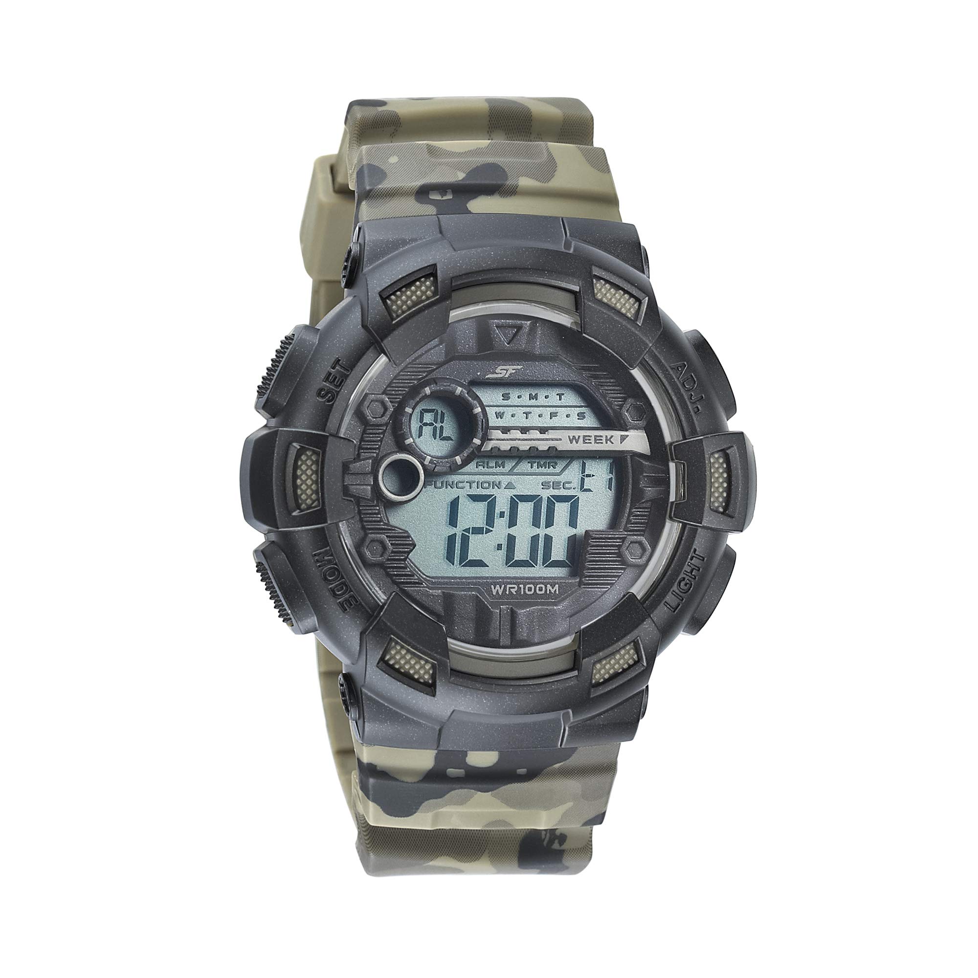 SF Camo Digital Black Round Dial Mens Sport Watch-77053PP08 (B08RDQPZHM) Amazon Price History, Amazon Price Tracker