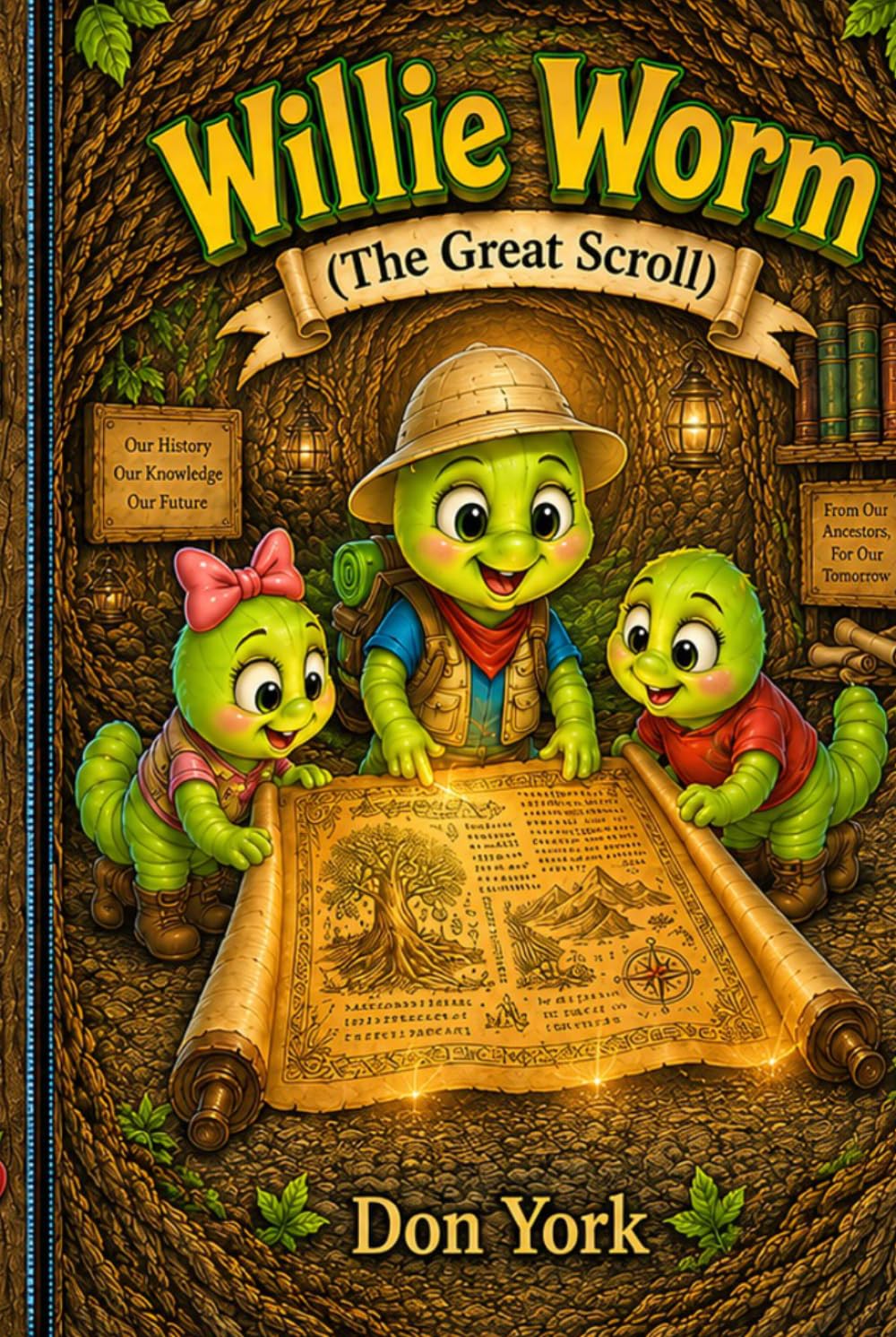 Willie Worm: The Great Scroll (The Willie Worm Adventures Series)