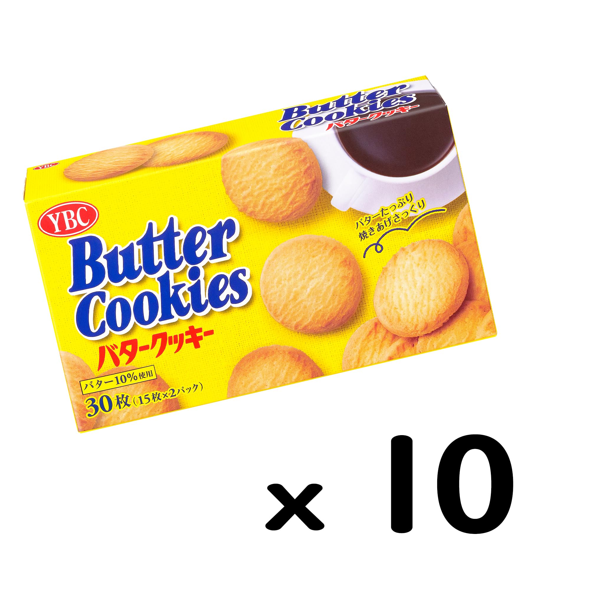 Amazon.co.jp: ヤマザキビスケット バタークッキーL 30枚×10個 : 食品