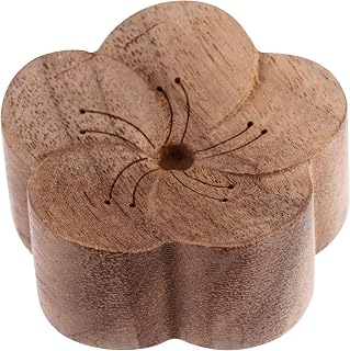 Wood Aromatherapy Diffuser Walnut Scented Reed Ornament Home Essential Oil Freshener for Living Desktop Decor Natural Wood with Stylish Design for Office and Car Use