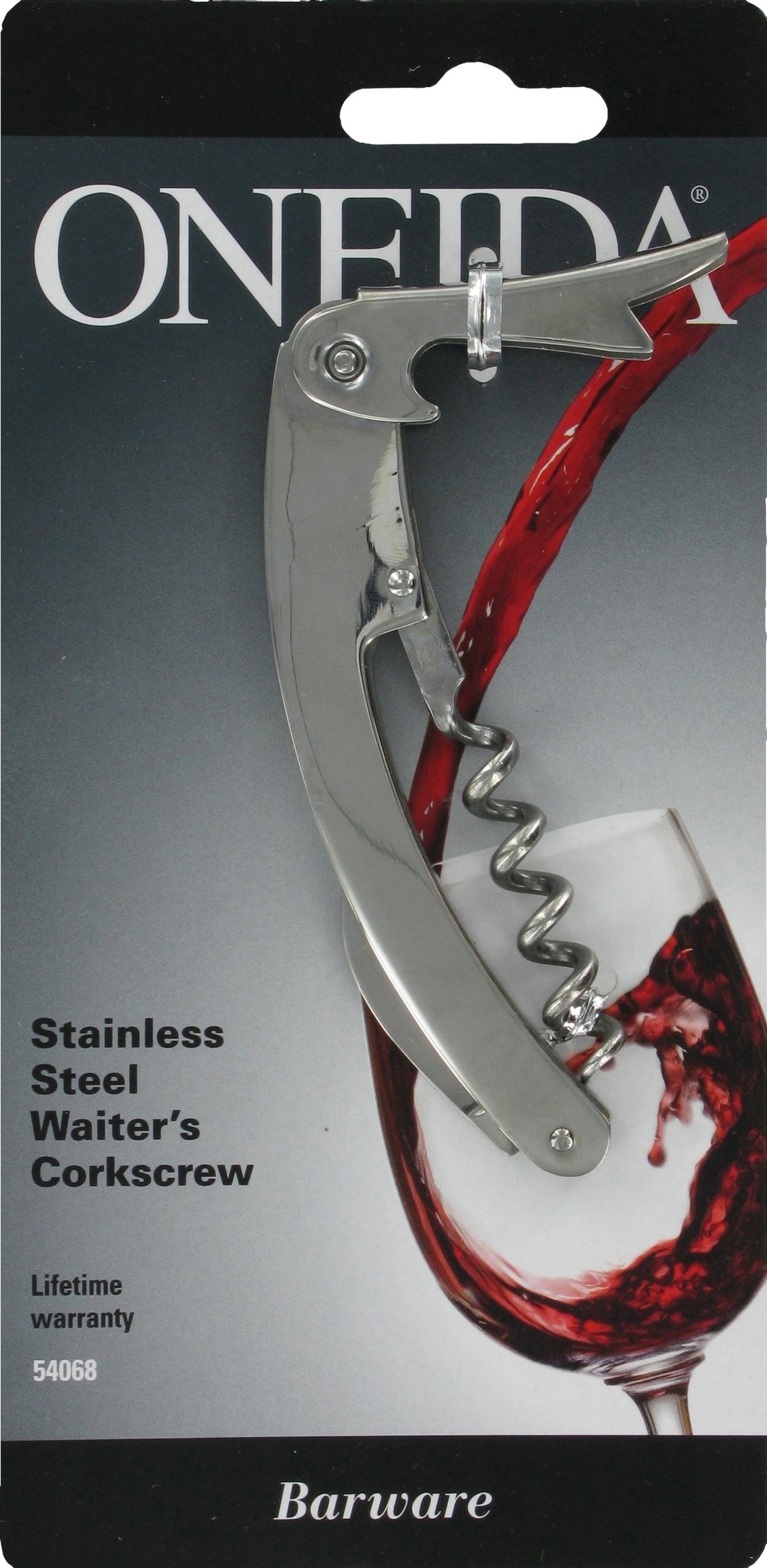 Oneida 12,7 cm Kellner-Korkenzieher, polierter Edelstahl