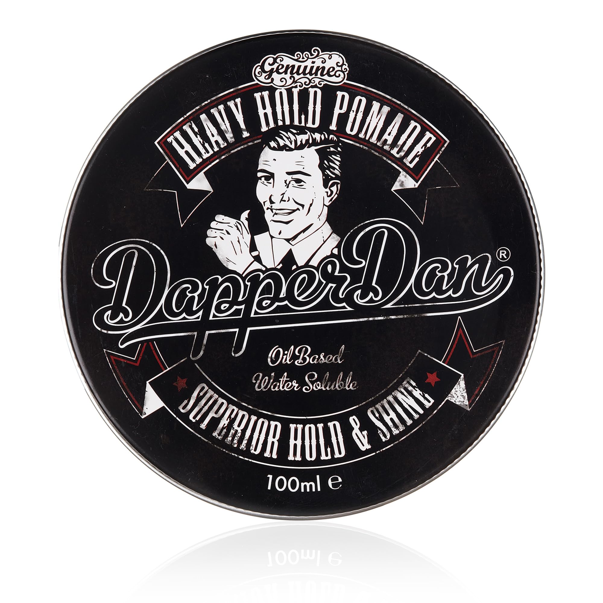 Heavy Hold Pomade - Strong Hold and High Shine Mens Oil Based Hair Pomade Liquorice and Vanilla Scent, 1 x 100 ml