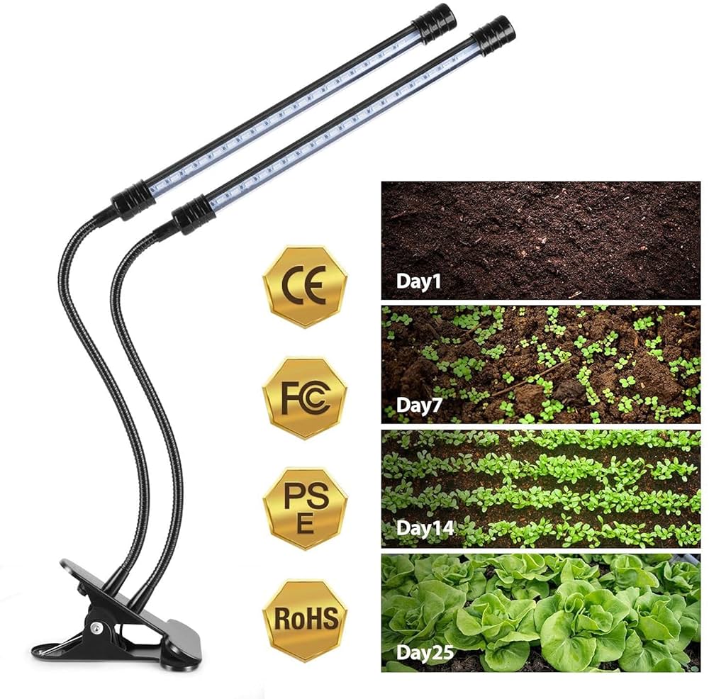 Amazon | 植物育成ライト led バー、Kethvoz フルスペクトル