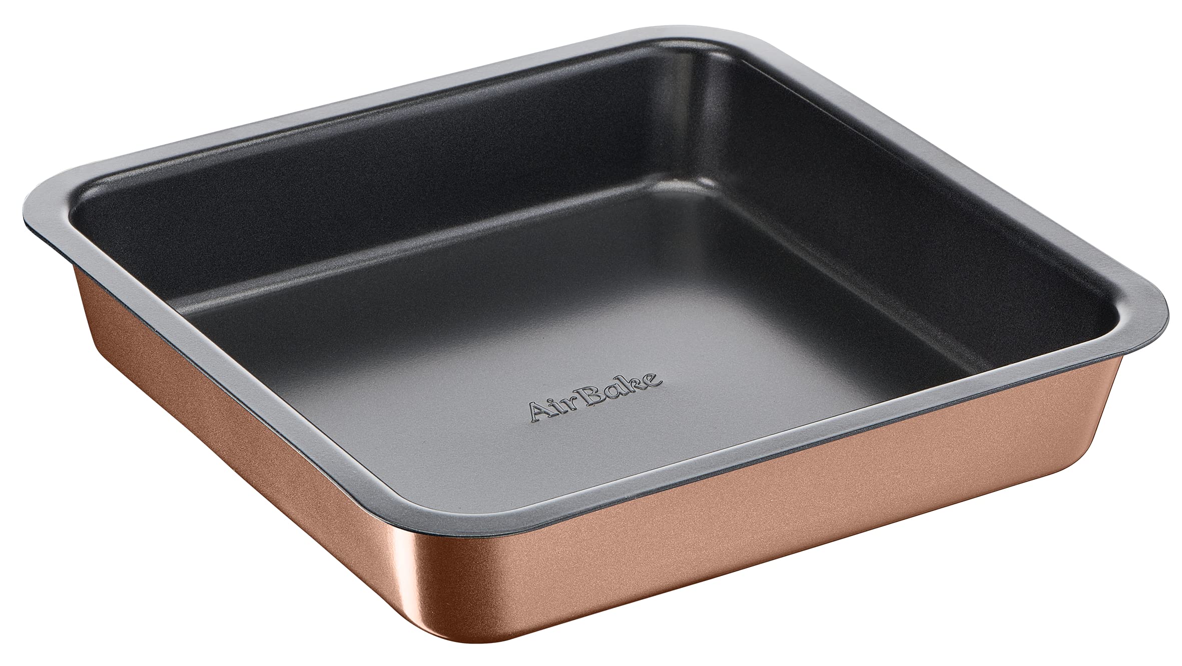 Tefal Airbake - Molde para tartas (23 cm, 23 cm, molde para tartas cuadradas, 27 cm, cocción perfecta, revestimiento antiadherente, cocina saludable, ecológica, apto para lavavajillas YY4832FA, apto