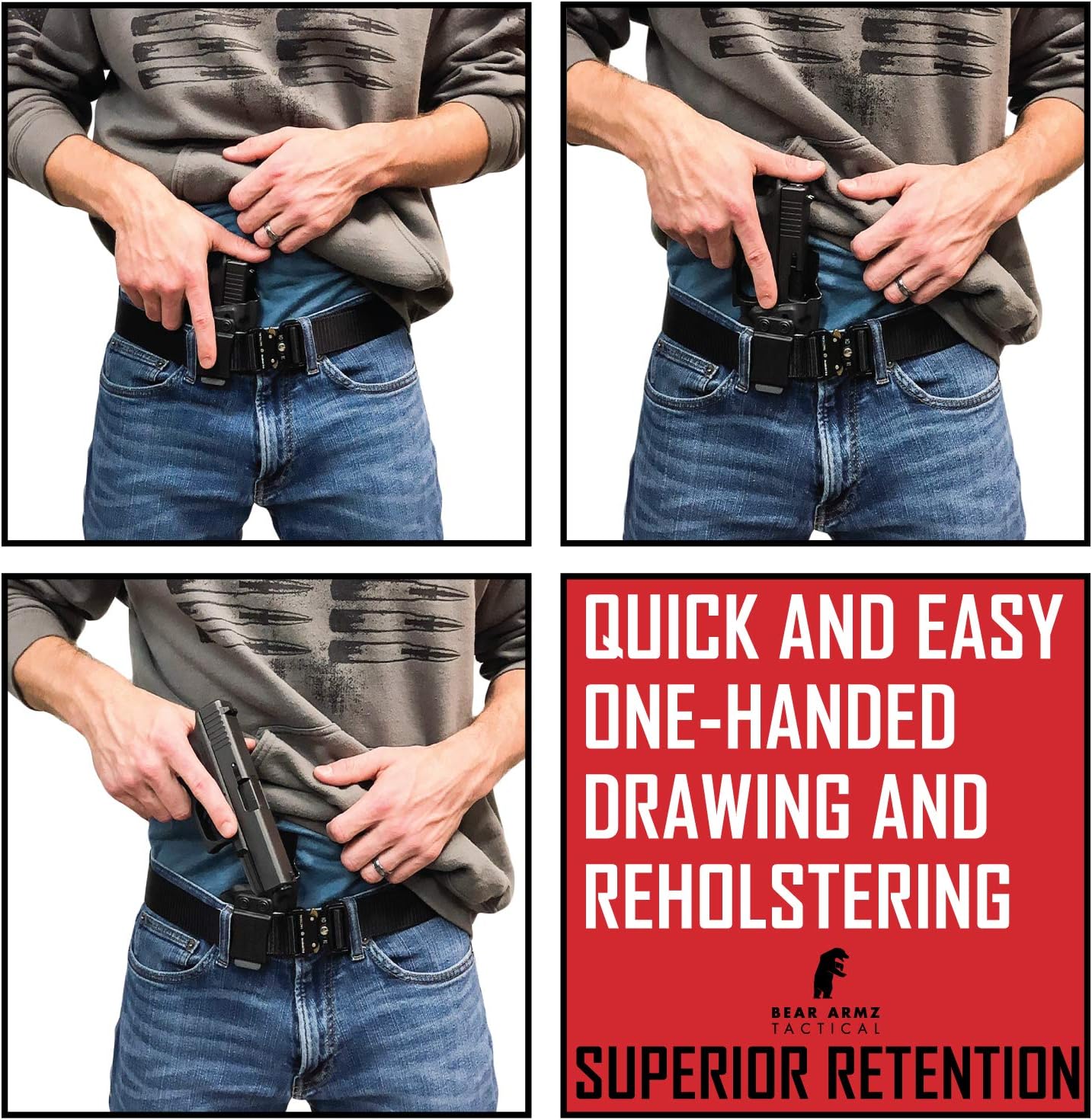 IWB Kydex Holster Compatible with: Sig Sauer P365 / P365 SAS / P365X Pistol | Inside Waistband | Adjustable Cant