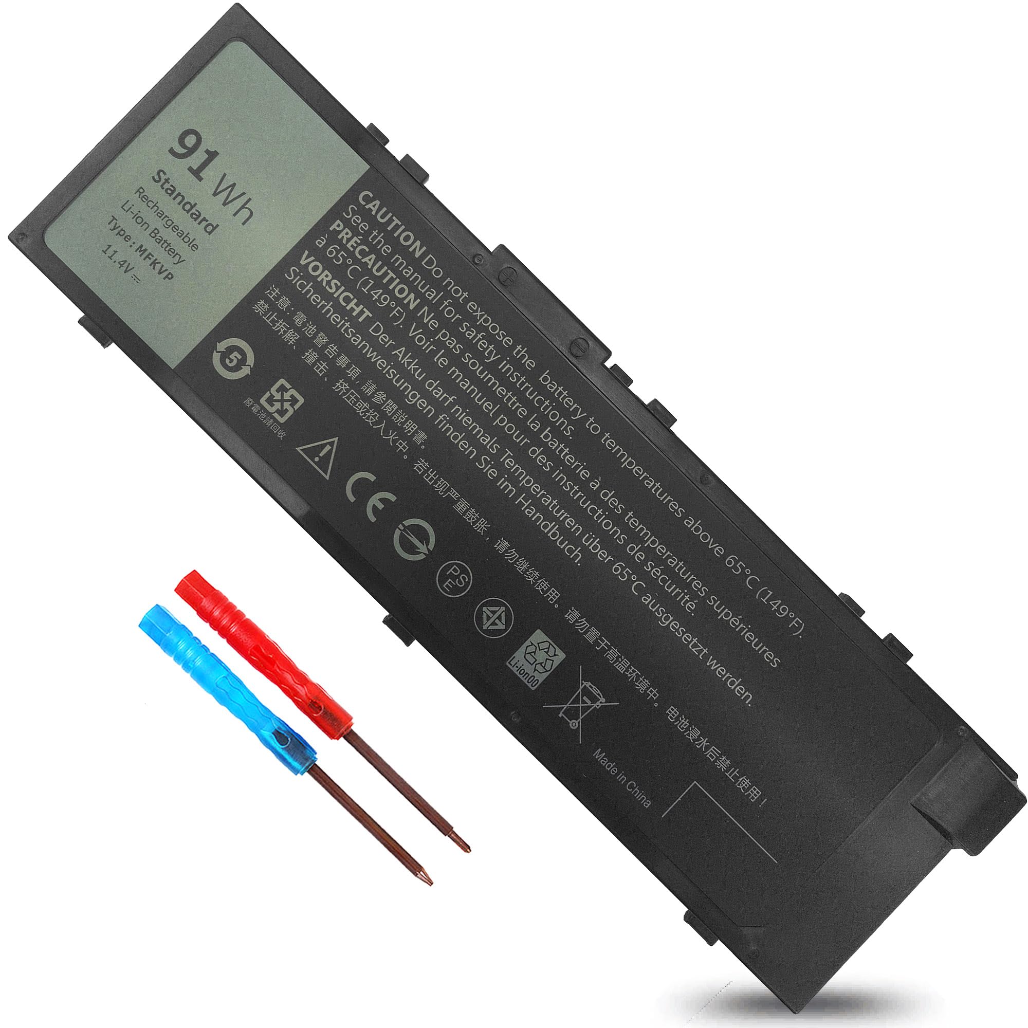 Amazon.com: 91WH Type MFKVP Laptop Battery for Dell Precision 15 