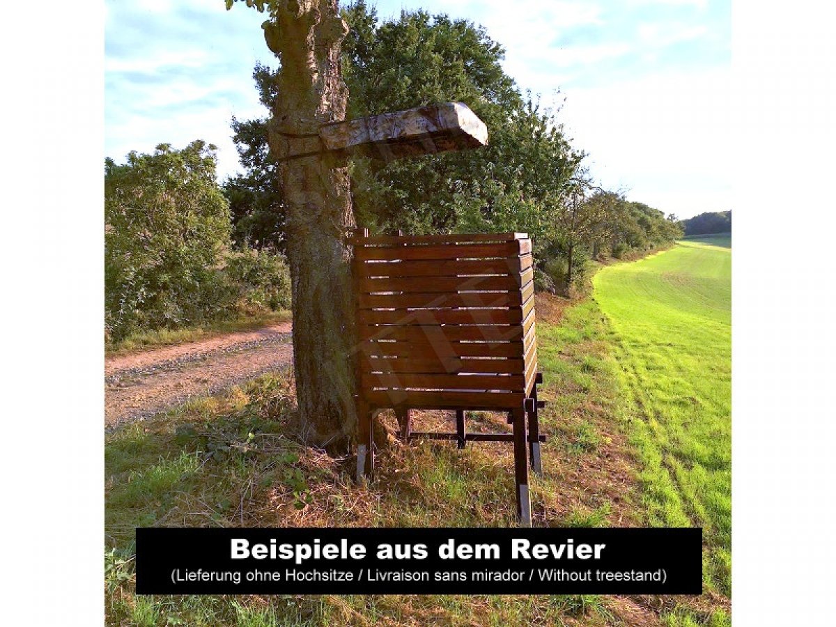 SUTTER Praktisches universelles Hochsitzdach/Einfach am Baum befestigen/Für Hochsitze, Ansitze, Baumleitern und mehr