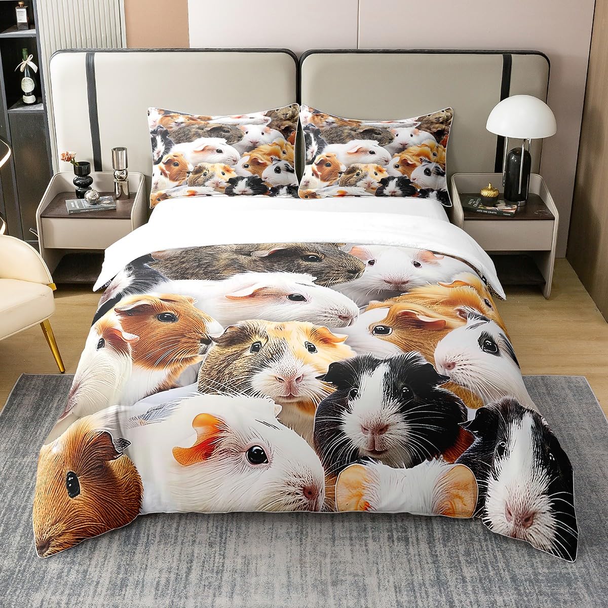 Homewish Handball Bettwäsche Set 155x220 Regenbogenkugel Bet