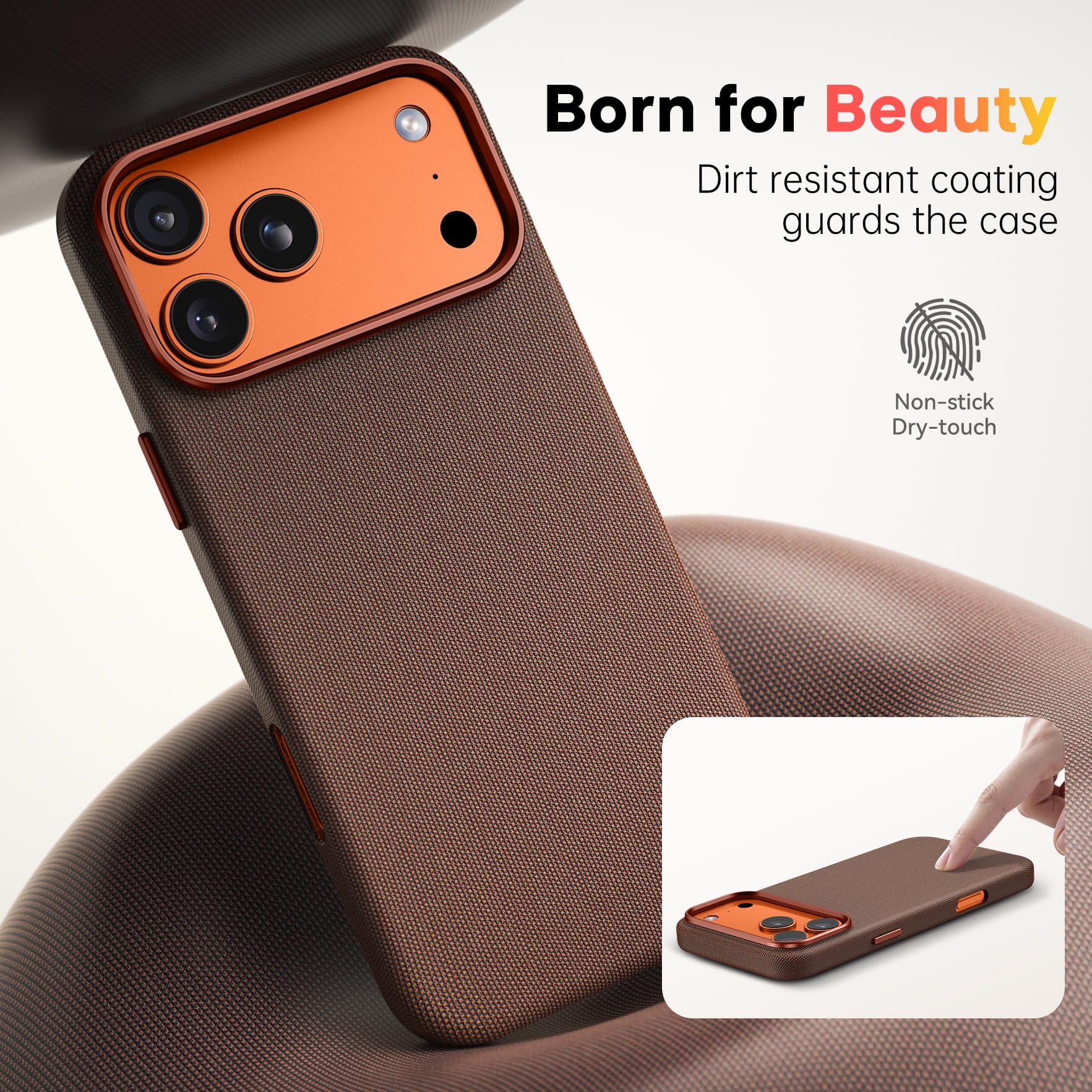 Amazon.com: QuantumKoo for iPhone 17 Pro Max TechWoven Case 2025
