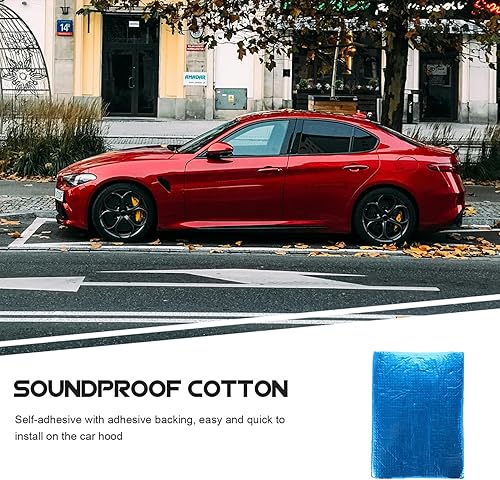 Miniatura 9 de PRETYZOOM 10 unids aislamiento autoadhesivo duradero amortiguamiento de sonido material escudo panel versátil para varios modelos fácil instalación