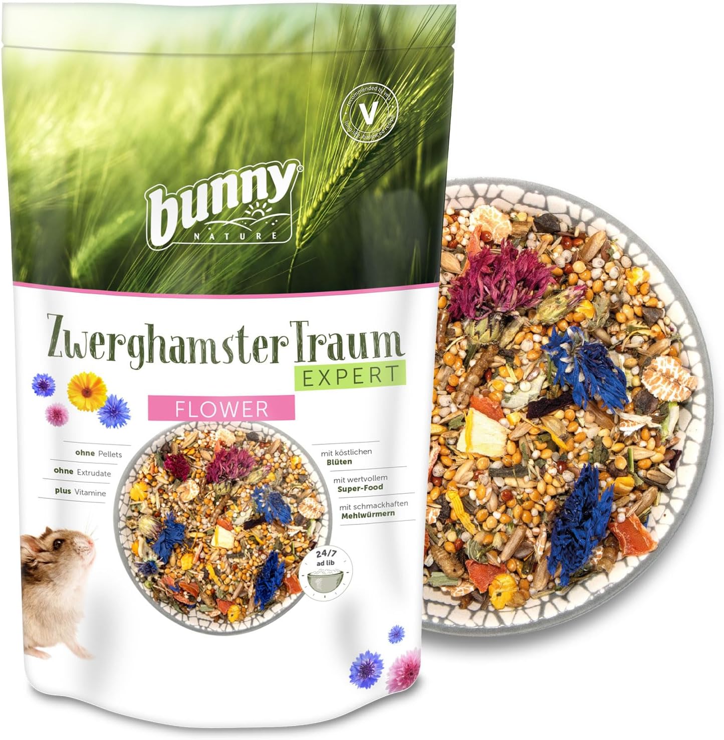 Getzoo Rennmausfutter 500g - Naturnahes Futter Mit Vitaminen Und Eiweiß