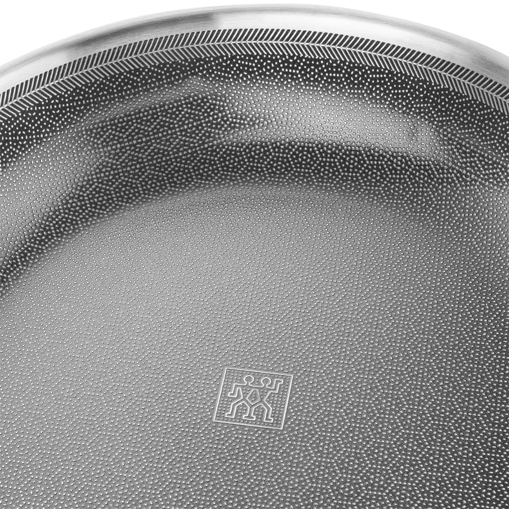 ZWILLING Peak Ceraforce HyCoat Wok 30 cm con tapa de cristal acero inoxidable 18/10