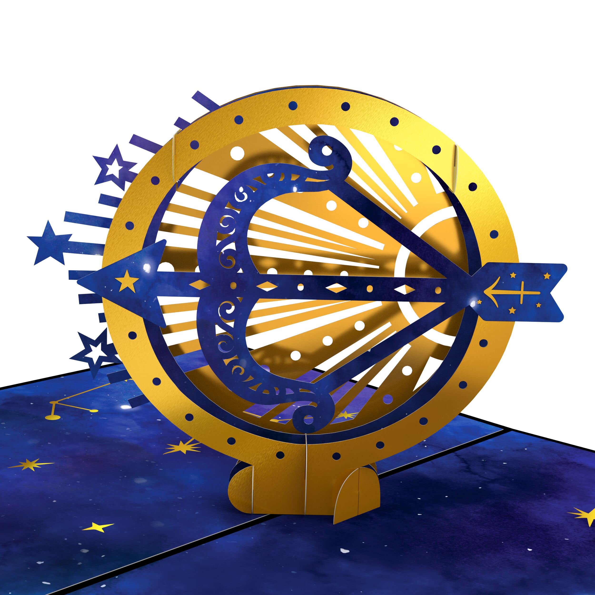 Lovepop Zodiac Sagittarius Birthday Pop-Up Card, 5 x 7” – Zodiac Birthday Card for Her– 3D Pop-Up Greeting Card – Horoscope Sign Sagittarius