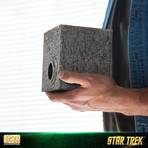 Miniatura 8 de Star Trek Borg Cube - Altavoz Bluetooth y cargador inalámbrico Star Trek con batería de respaldo integrada para carga con cable e inalámbrica