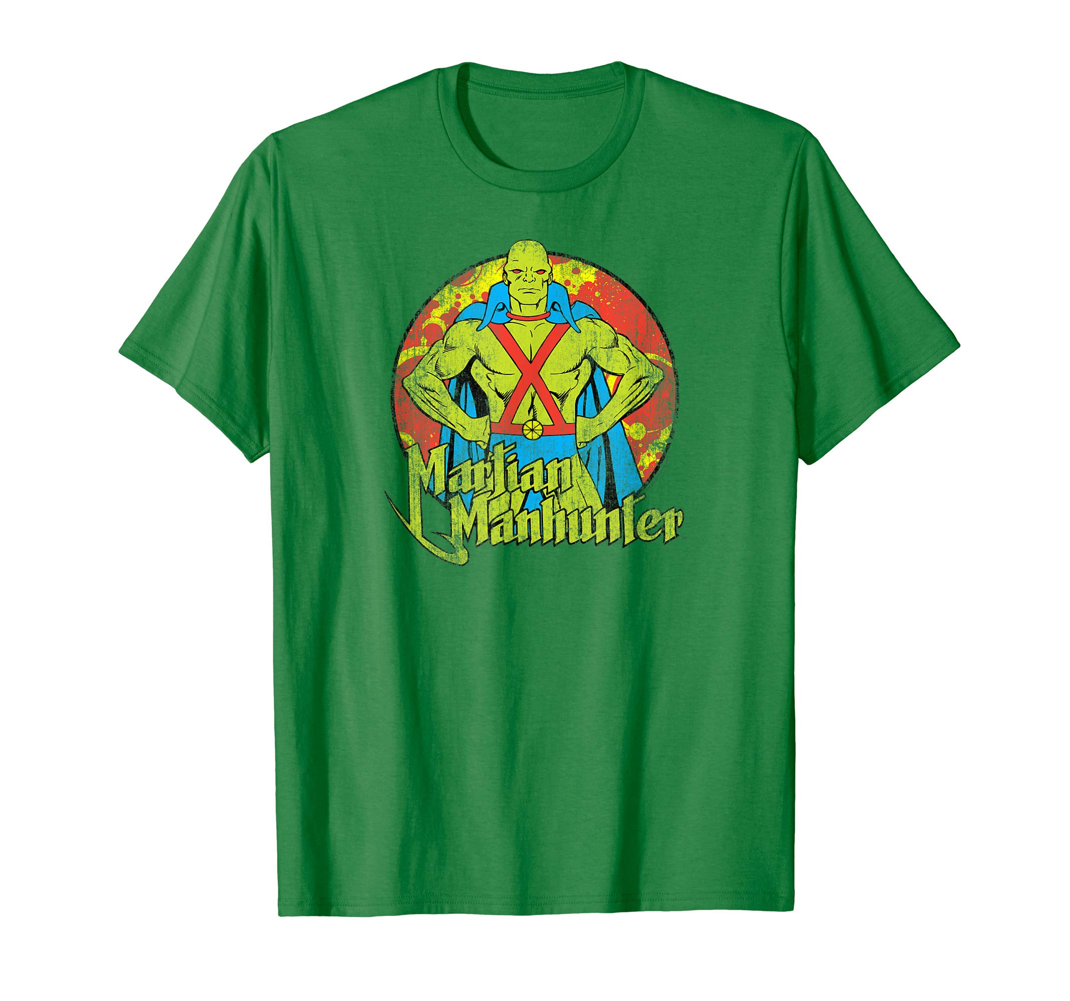 Justice League Martian Manhunter Circle T-ShirtOEKO-TEX STANDARD 100