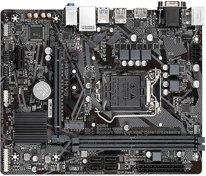 Motherboard Fit for Gigabyte H410M H V3 Motherboard Intel H510 LGA1200 DDR4 32GB M.2 Micro ATX Support I9-10900K I5-10400F I3-10300 CPU