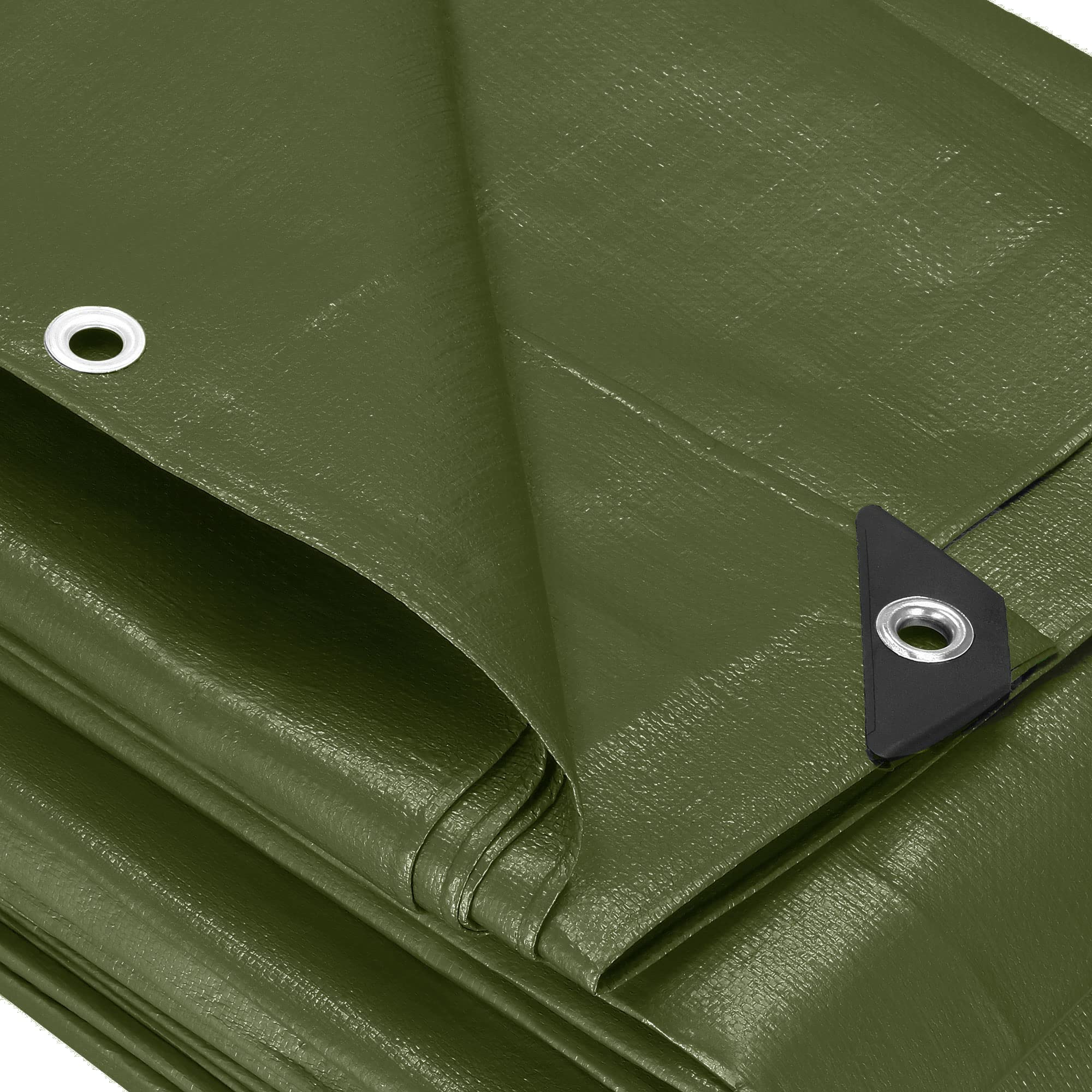 SPRINGOS Lona de protección, 4 x 7 m, impermeable, PE 120 g/m2, para leña, muebles de jardín, construcción