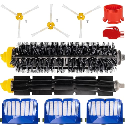 BlueStars Replacement Accessories Parts Kit for iRobot Roomba 600 Series 694 692 690 680 660 665 651 650 614 & 500 Series 595 585 564 Vacuum Cleaner | Extra Cleaning Tool and Screws, Plastic