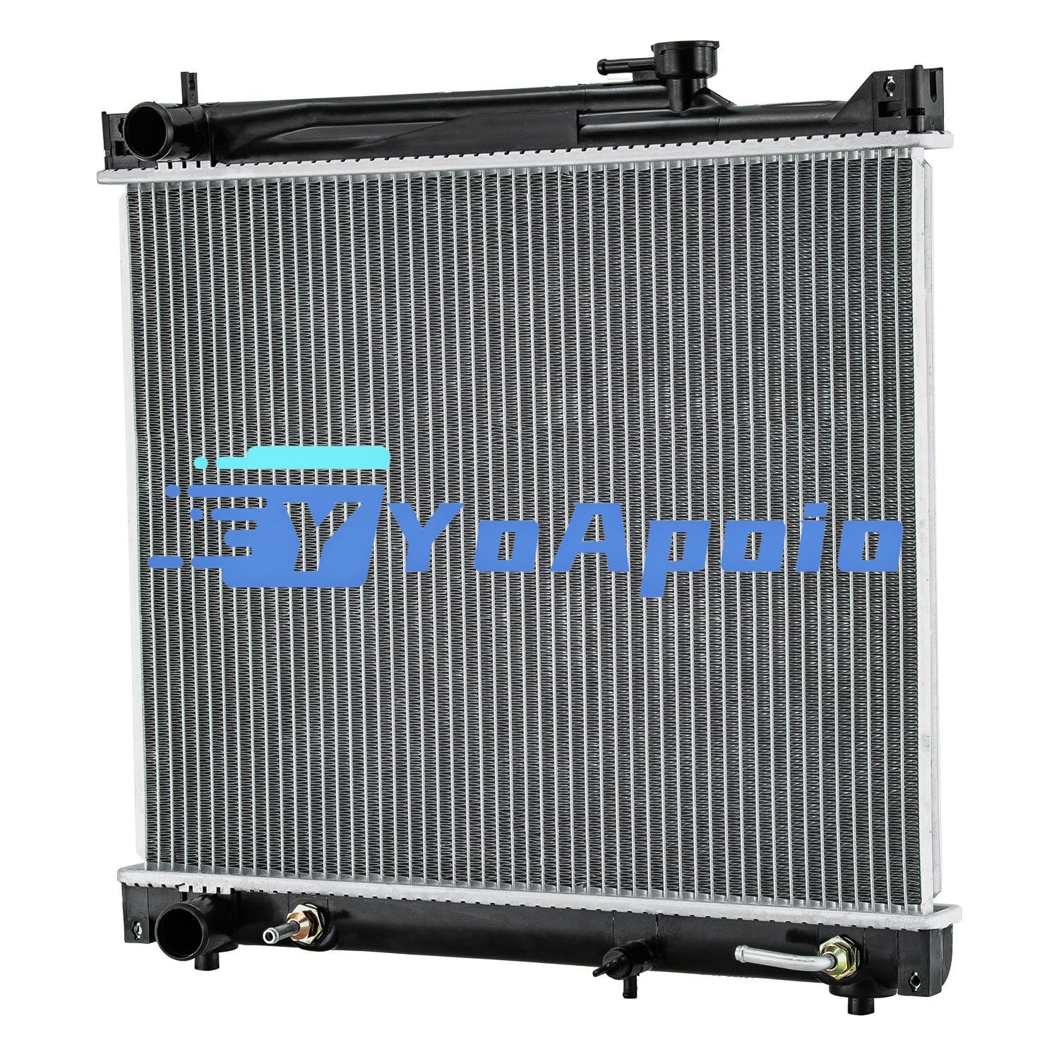 YoApoio Aluminum Core Radiator for 1999-2004 Suzuki Vitara Grand 1998-2008 Chevy Tracker 2.5L, Full Performance Aluminium Radiators, Automotive