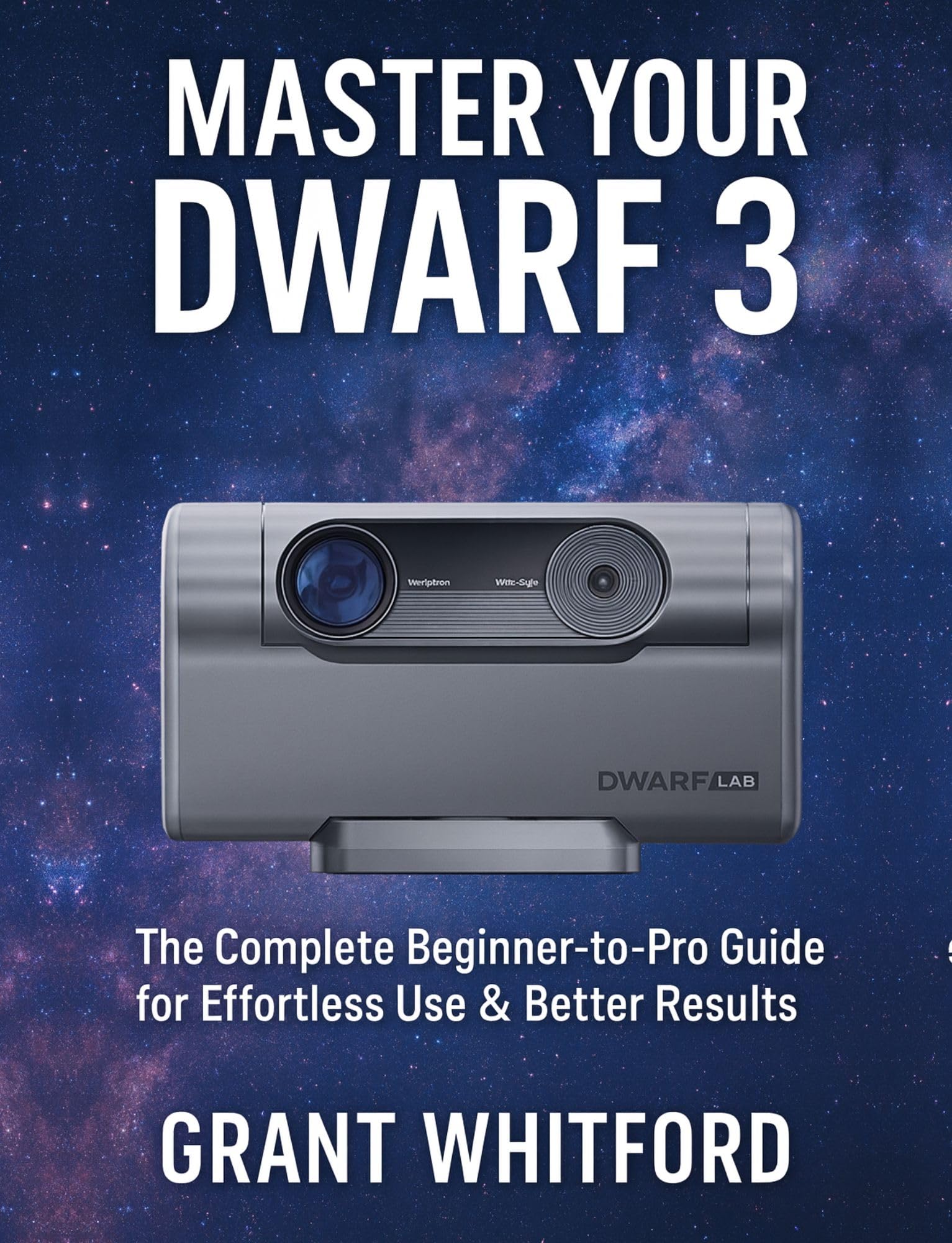 Livre Dwarf 3 guide de voyage pour photographier les étoiles en camping