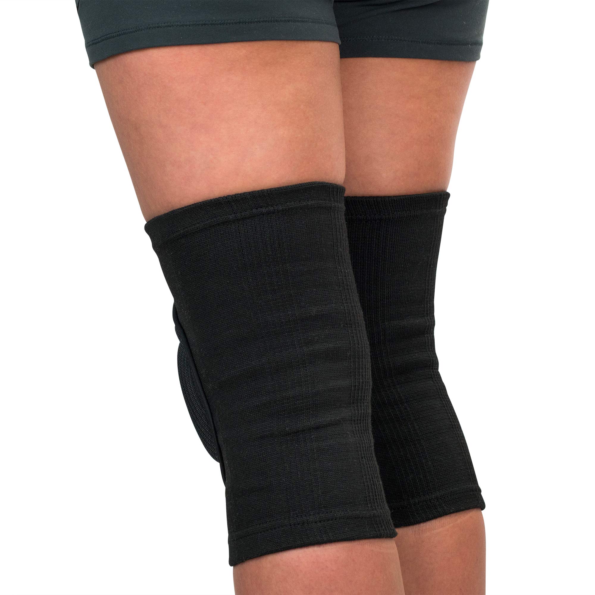 LAUTER SCHUTZ ® 3-strefowe ochraniacze na kolana – oddychające, rozciągliwe, miękkie – z 3-strefową wyściółką zapewniającą ochronę i swobodę ruchów [sporty halowe i na zewnątrz] do piłki ręcznej