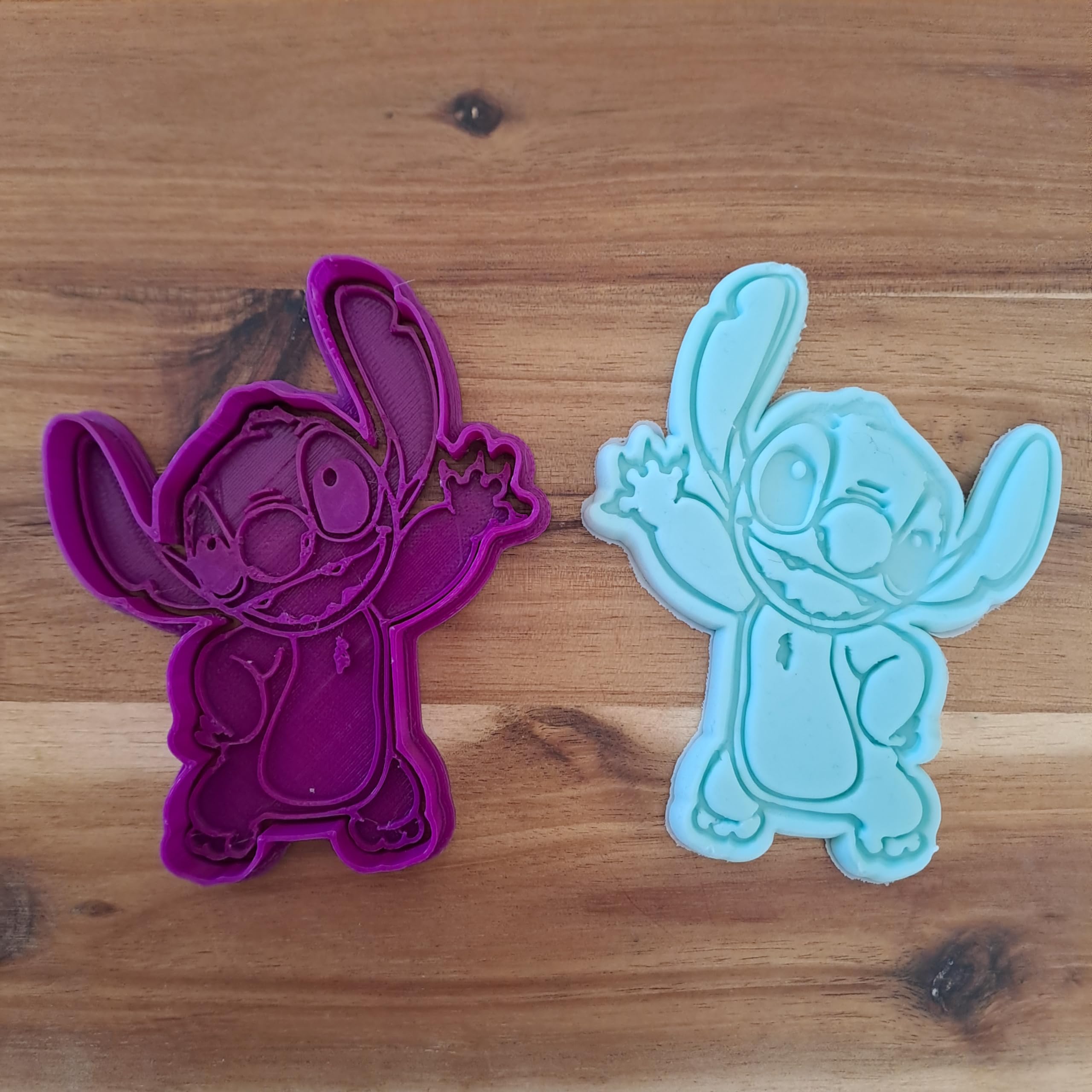 Stampo Per Biscotti Stitch - Cookies Cutter 7x10cm, PLA, Made In Italy - Foto 8