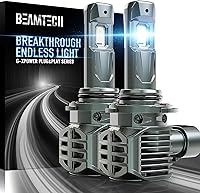 Vista 10 de BEAMTECH 90 05 Bombillas, 500% de brillo, Plug and Play, paquete de 2