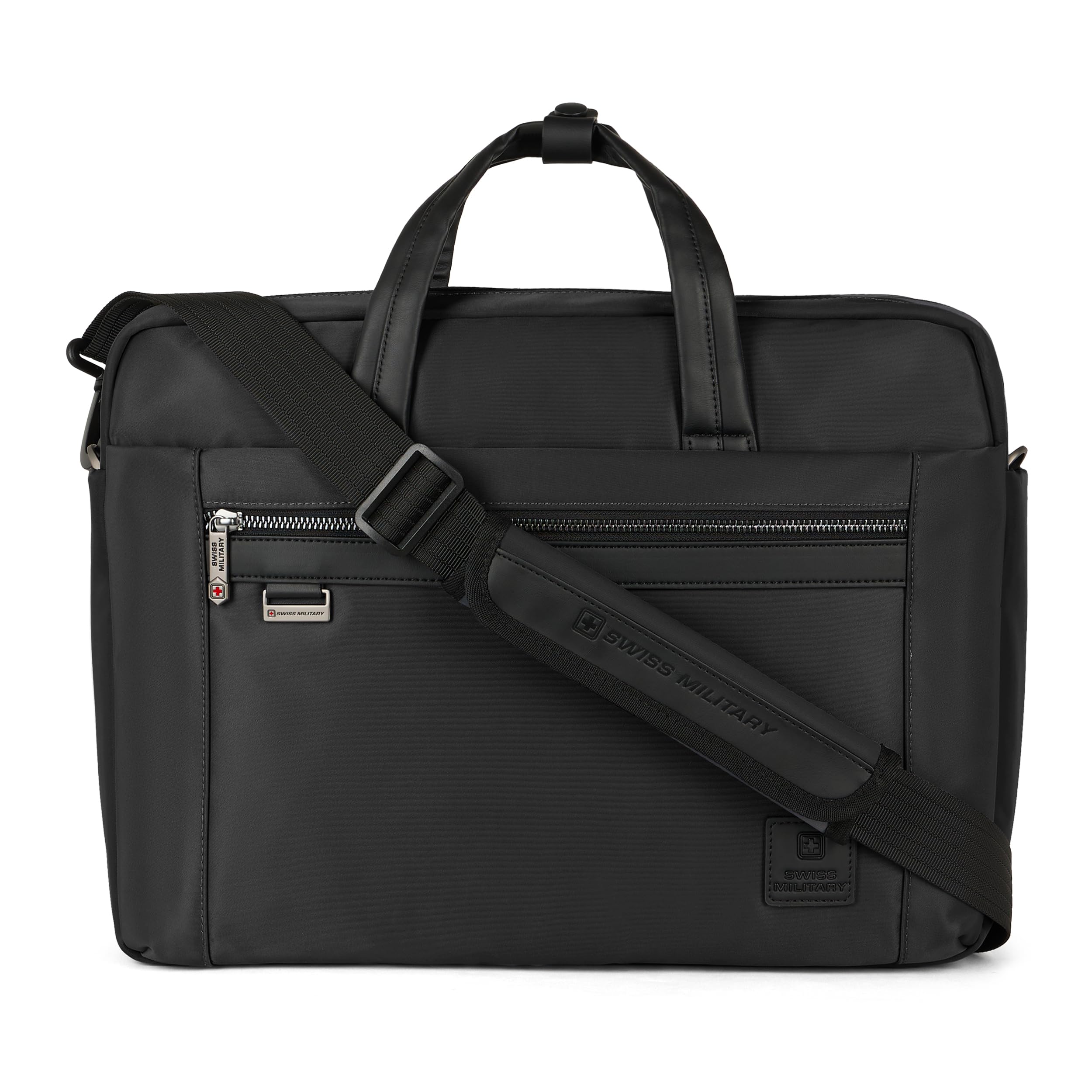 Axis Premium 15.6 Inch Professionals Laptop Bag with Quick Access Pockets Anti-Theft Back Pocket, Trolley Sleeve, and Adjustable Strap, Durable Nylon Office, Travel Use 14L-image-24