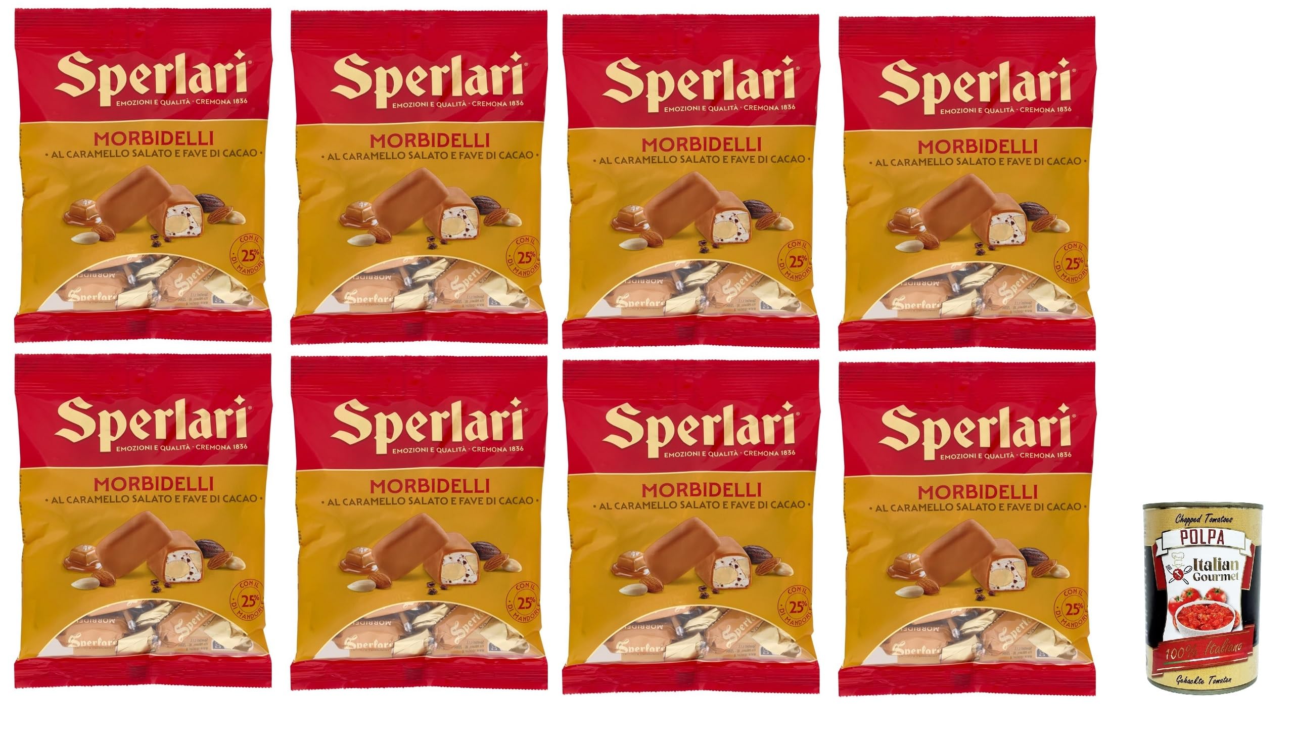 Italian Gourmet Morbidelli Praline Caramello Salato 8 x 117g weich