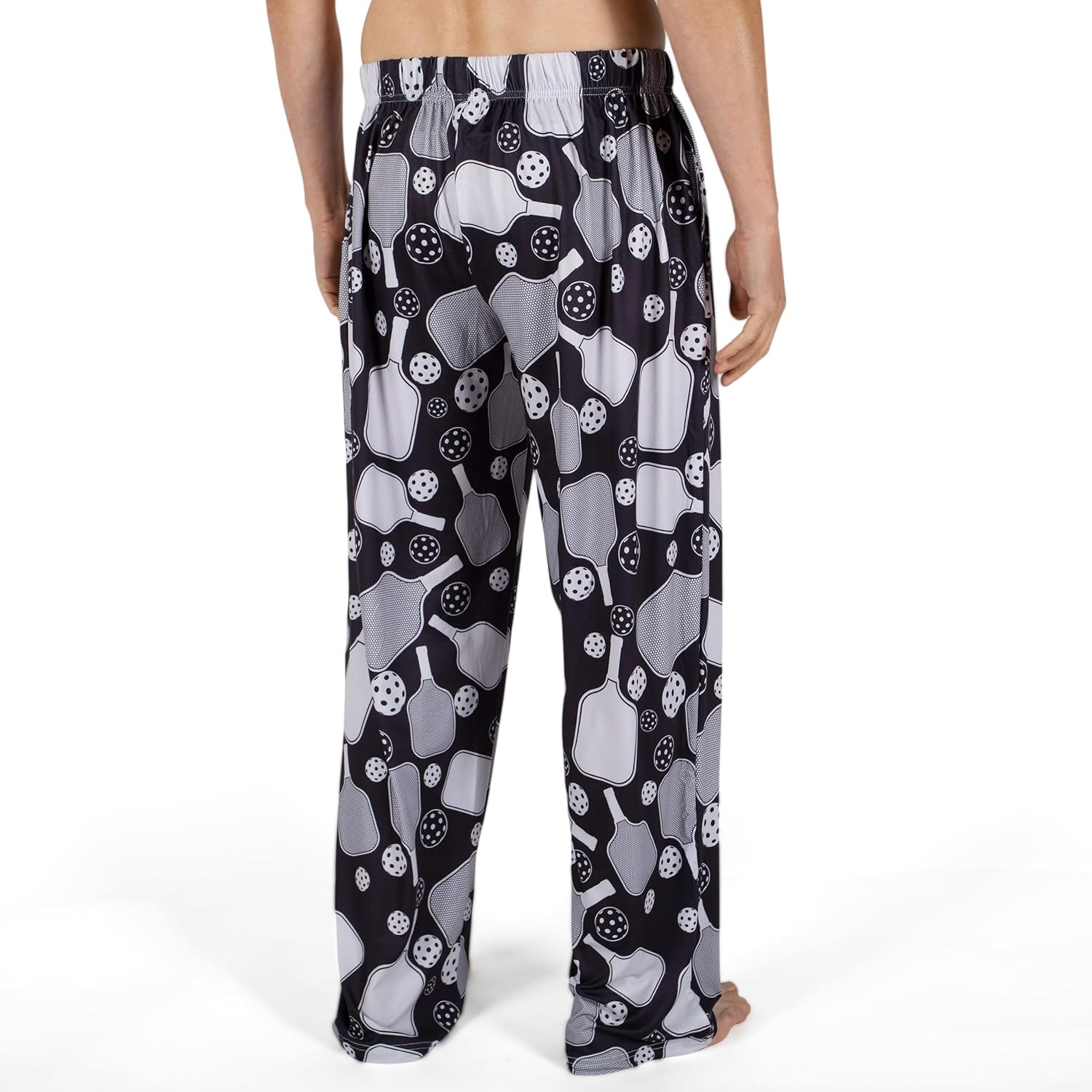 BRIEF INSANITY Pickleball Paddle Drawstring Elasticized Waist Lounge Pants - Image 3