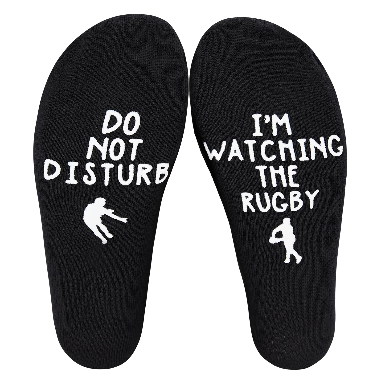Poshzone Personalised cotton RUGBY socks, novelty gift idea,Fathers Day,Birthday,Stocking Gift,father's day, gift for him