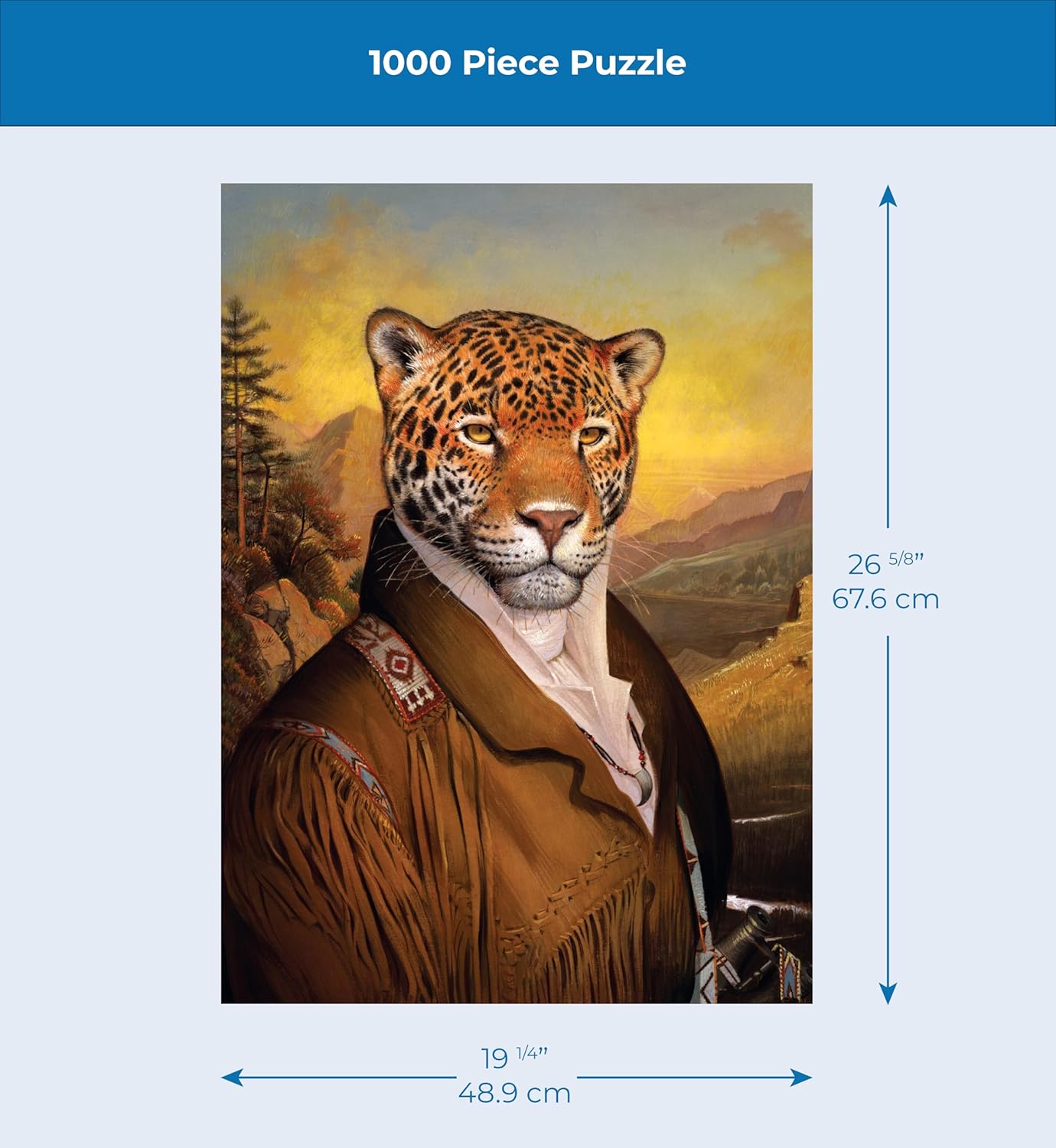 New York Puzzle Company - Bill Mayer El Jefe - 1000 Piece Jigsaw Puzzle for Adults by Bill Mayer