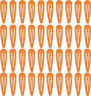 Counts Orange Color Barrettes Accessories